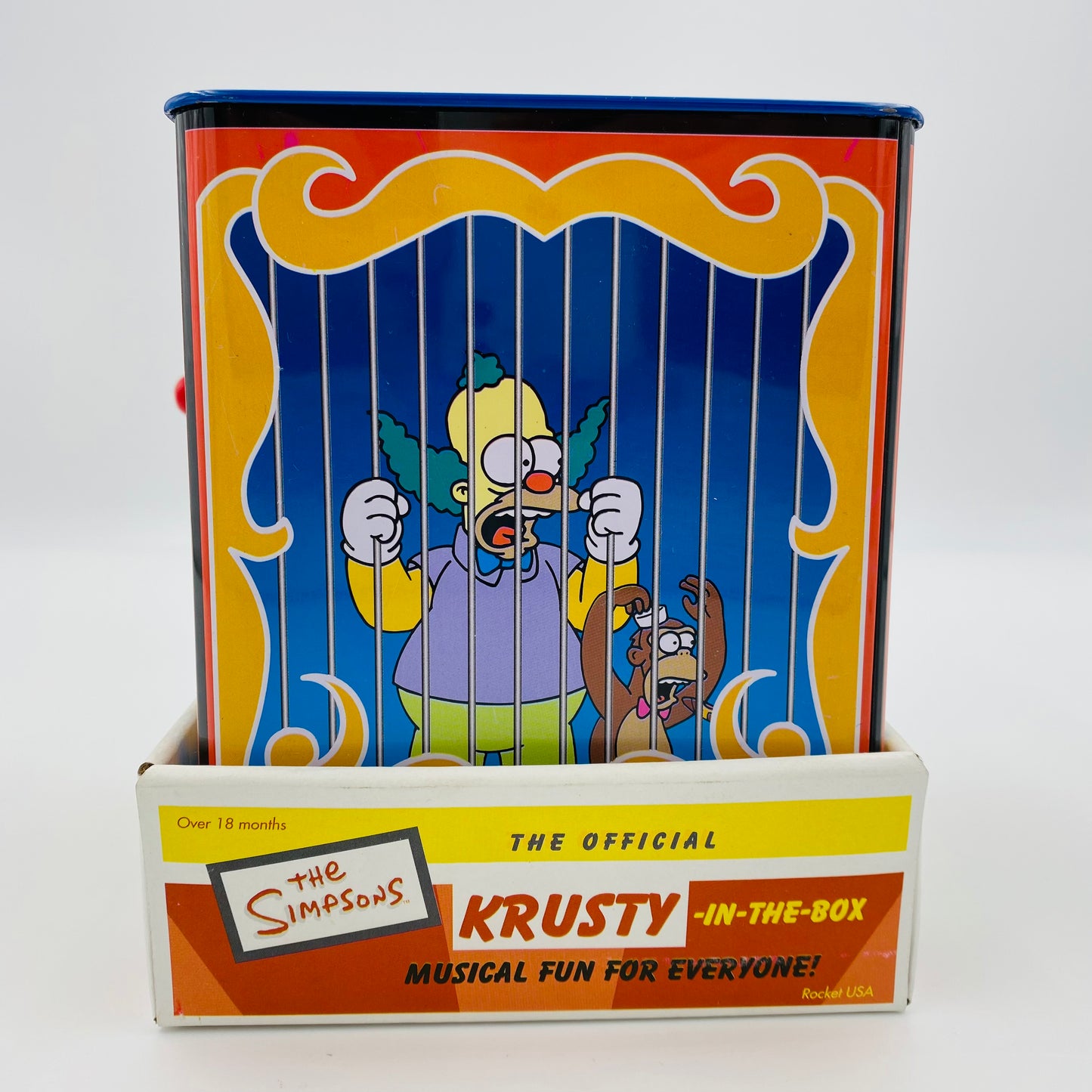 The Simpsons Krusty-in-the-box Jack-in-the-box (2002) Rocket USA