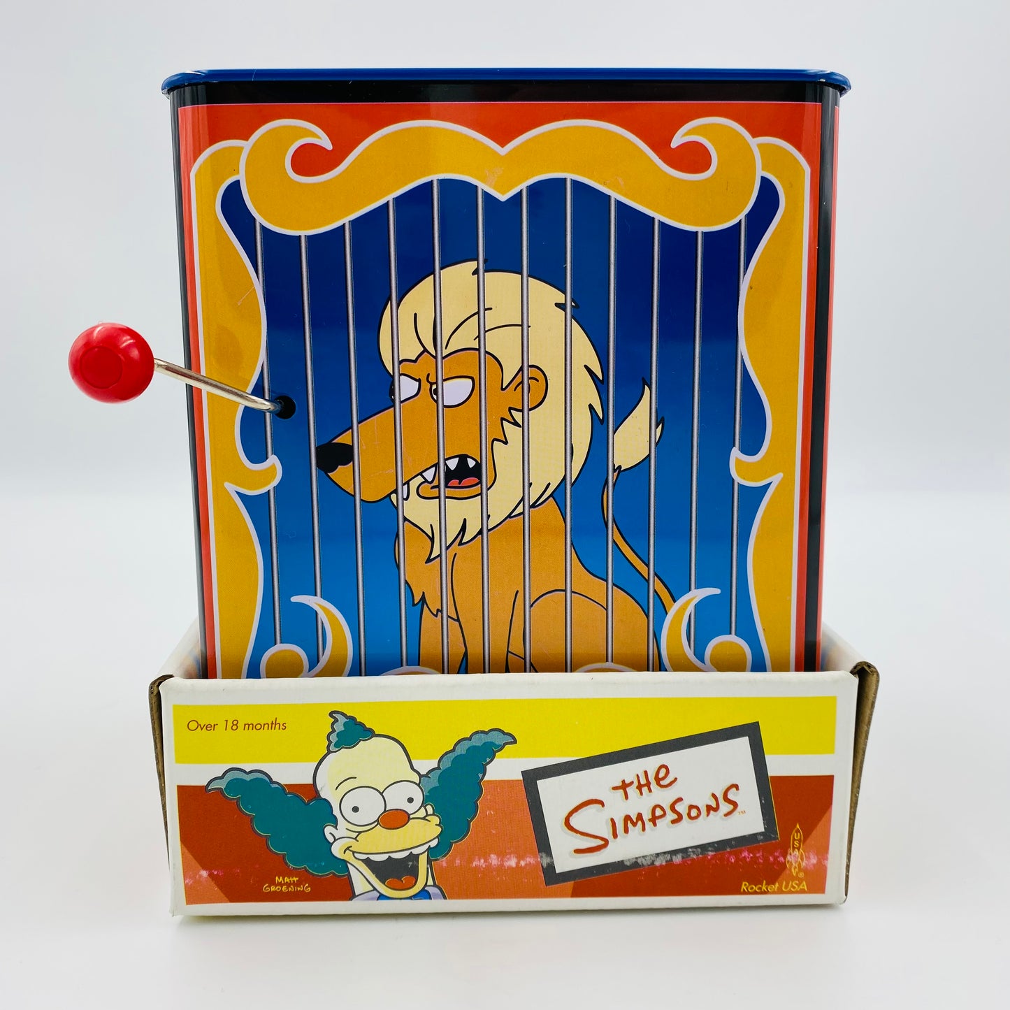 The Simpsons Krusty-in-the-box Jack-in-the-box (2002) Rocket USA