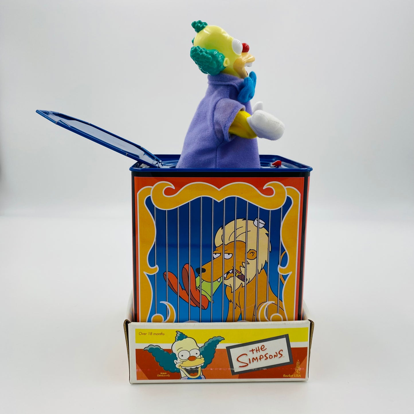 The Simpsons Krusty-in-the-box Jack-in-the-box (2002) Rocket USA