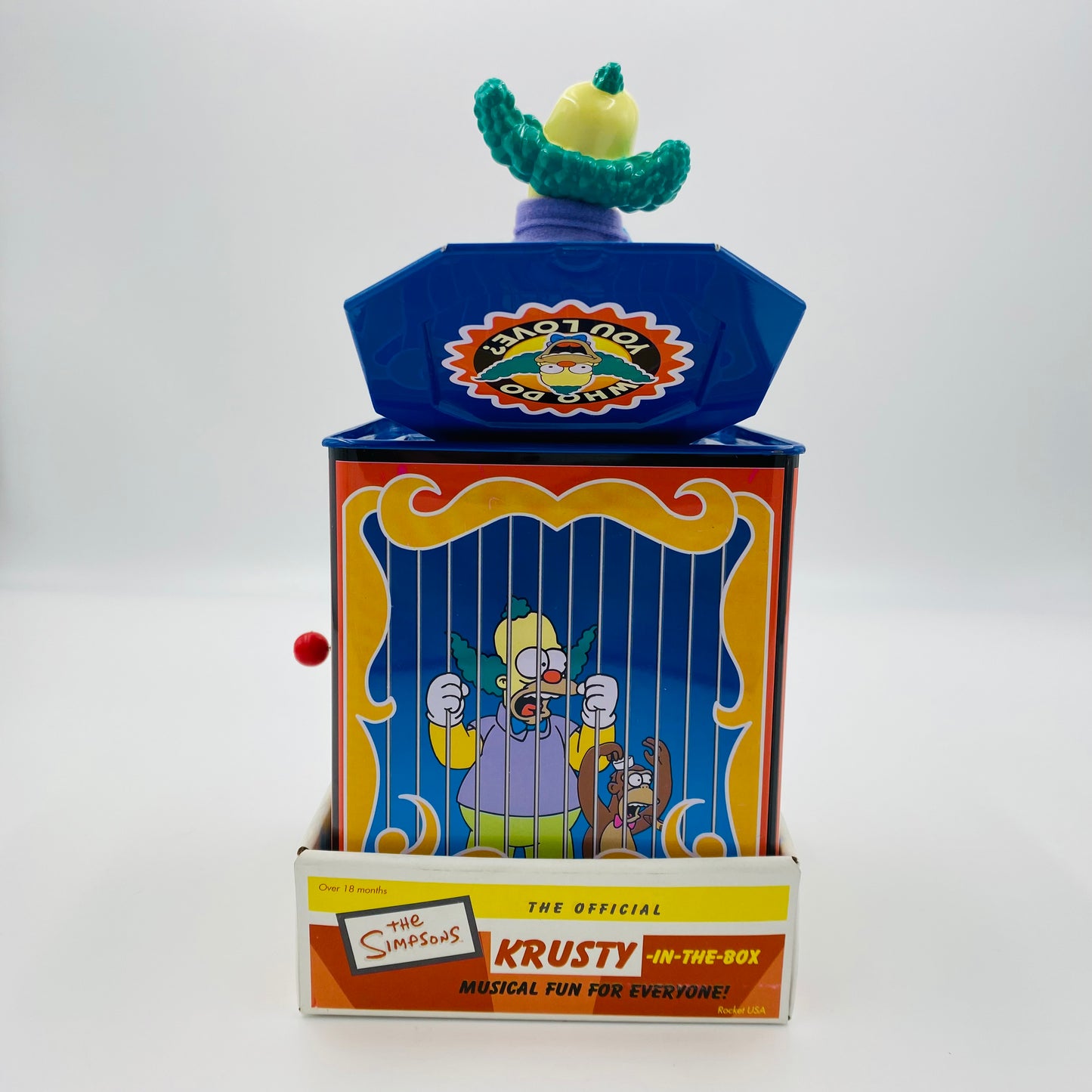 The Simpsons Krusty-in-the-box Jack-in-the-box (2002) Rocket USA