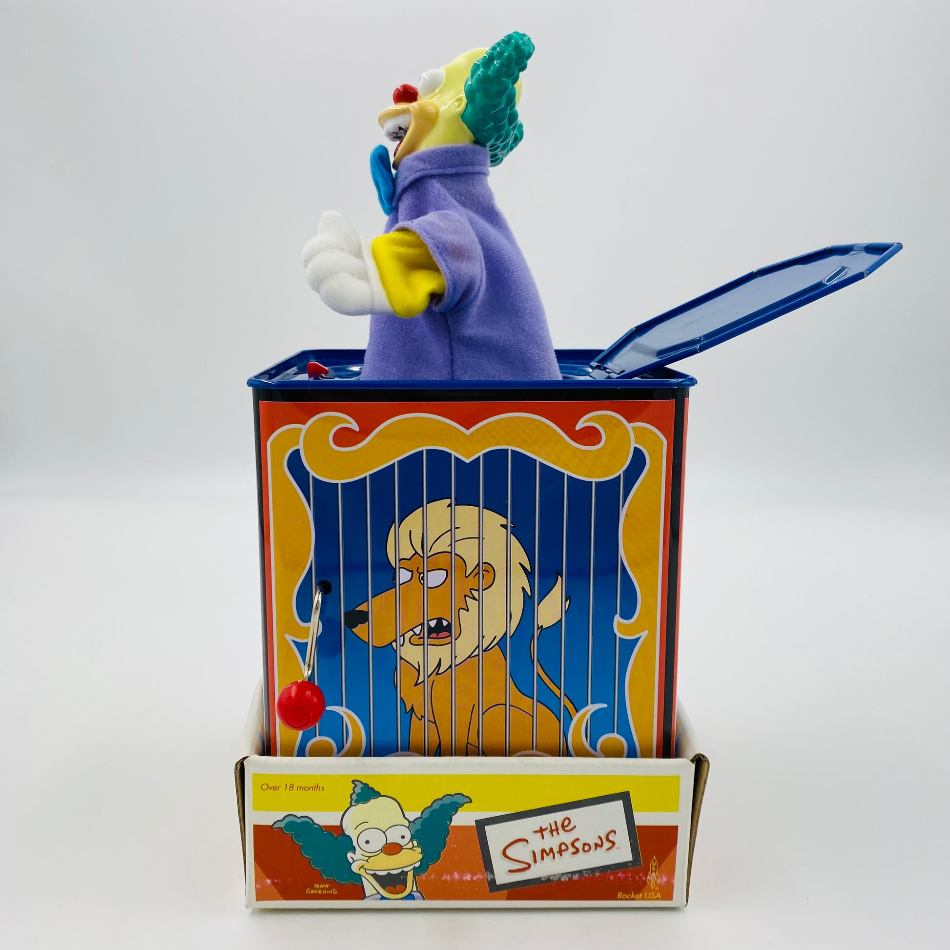 The Simpsons Krusty-in-the-box Jack-in-the-box (2002) Rocket USA Mom and Pop Culture Collectibles The Simpsons Krusty-in-the-box Jack-in-the-box (2002) Rocket USA Mom and Pop Culture Collectibles