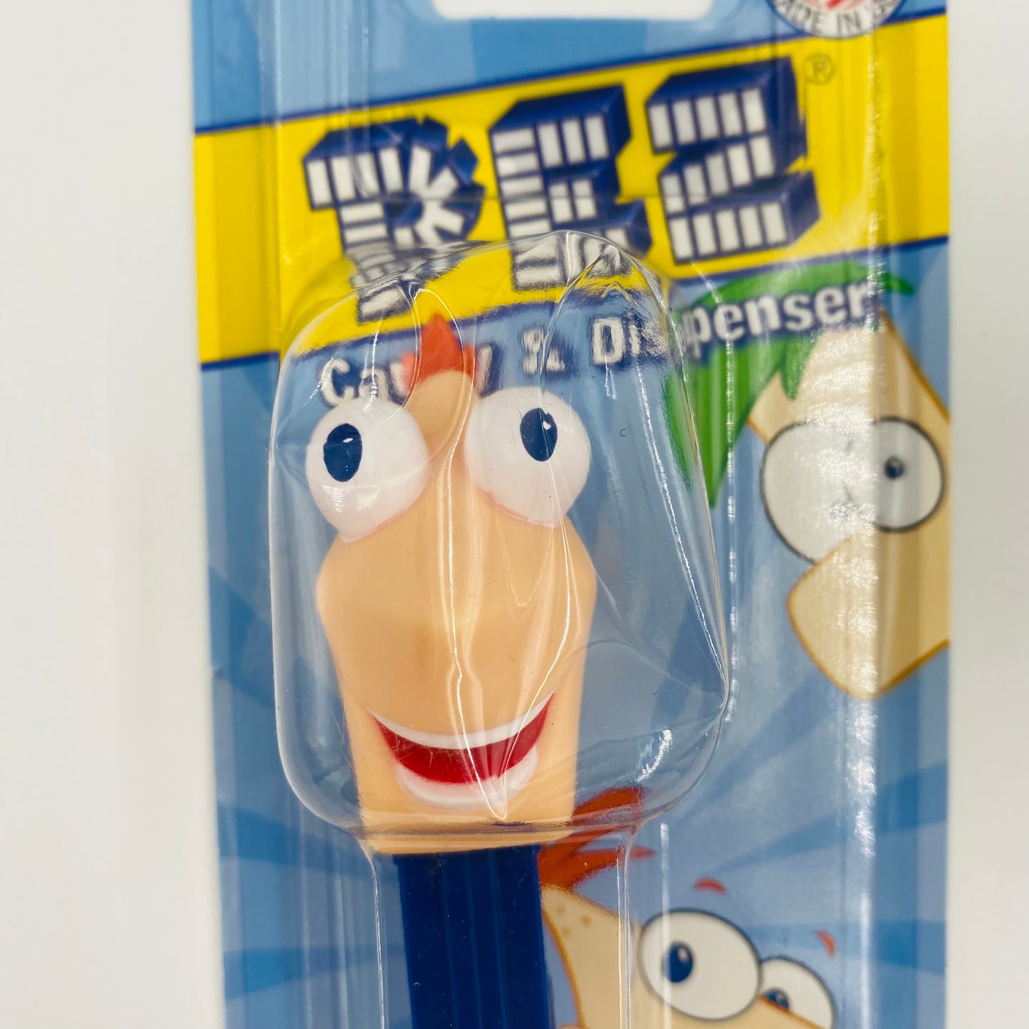 Phineas and Ferb Phineas PEZ dispenser (2011) carded