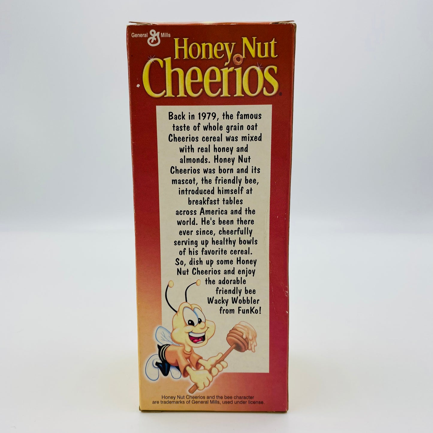 Wacky Wobbler General Mills Honey Nut Cheerios Buzz the Bee boxed 7" bobblehead (2000's) Funko