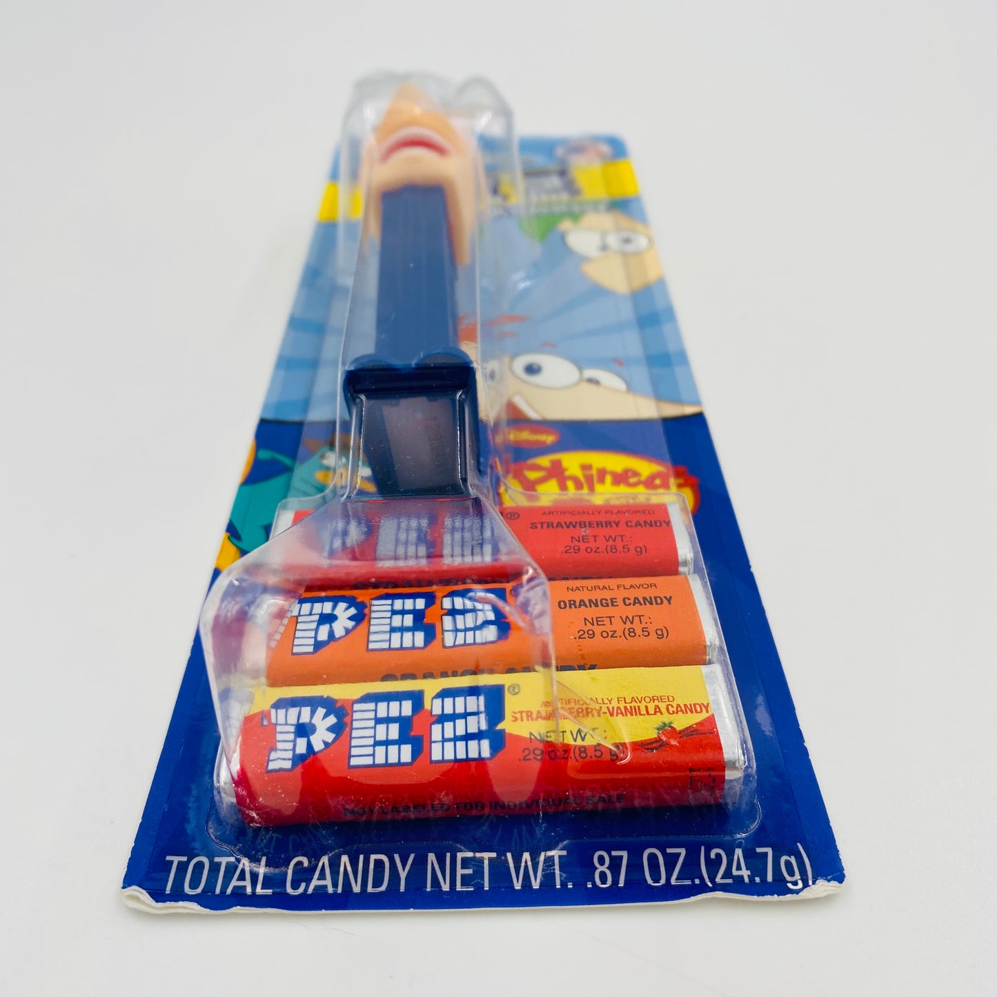 Phineas and Ferb Phineas PEZ dispenser (2011) carded