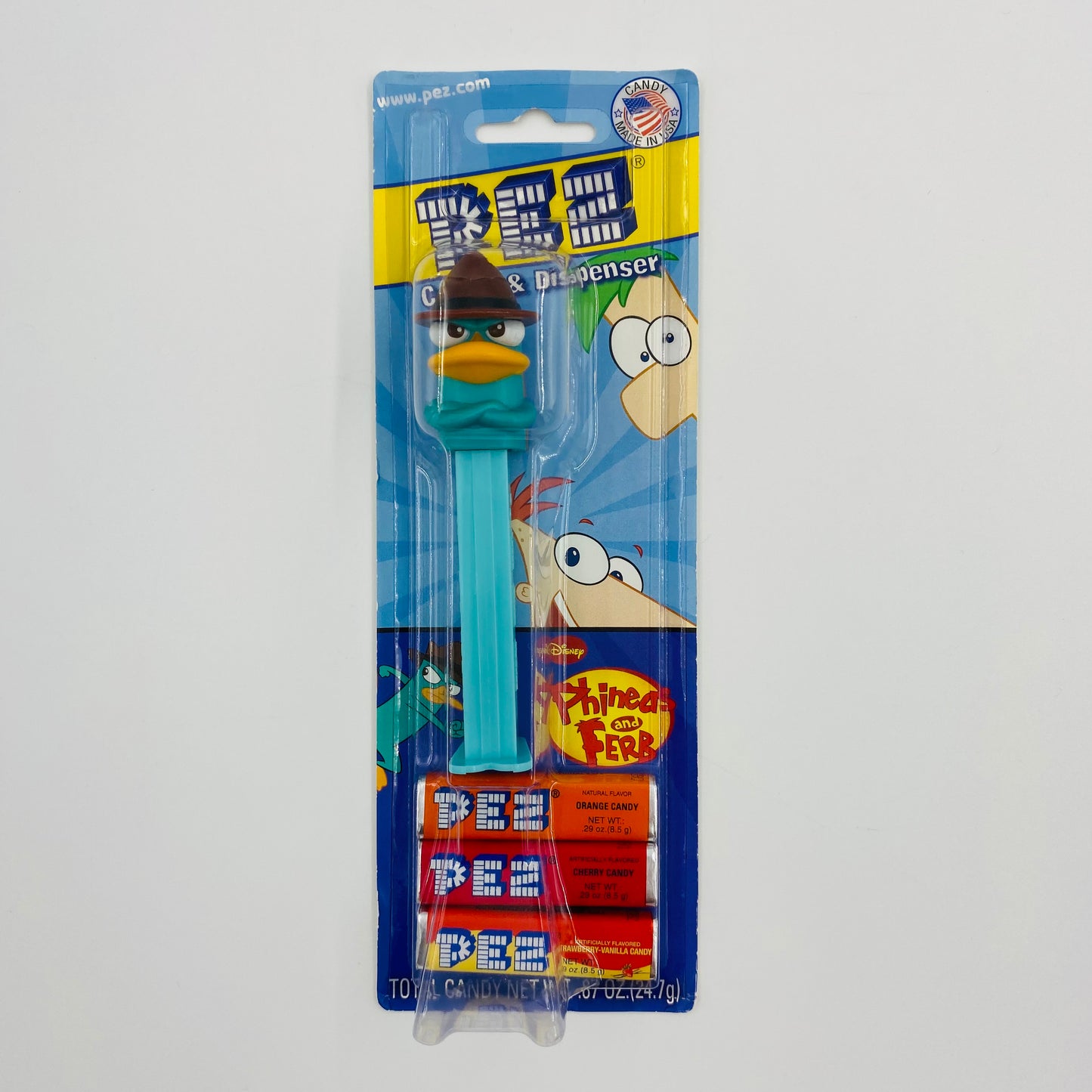 Phineas and Ferb Agent P PEZ dispenser (2011) carded 5.9 China