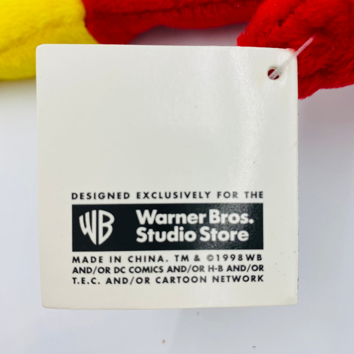 Warner Bros. Studio Store The Flash Bean Bag (1998) WB/DC