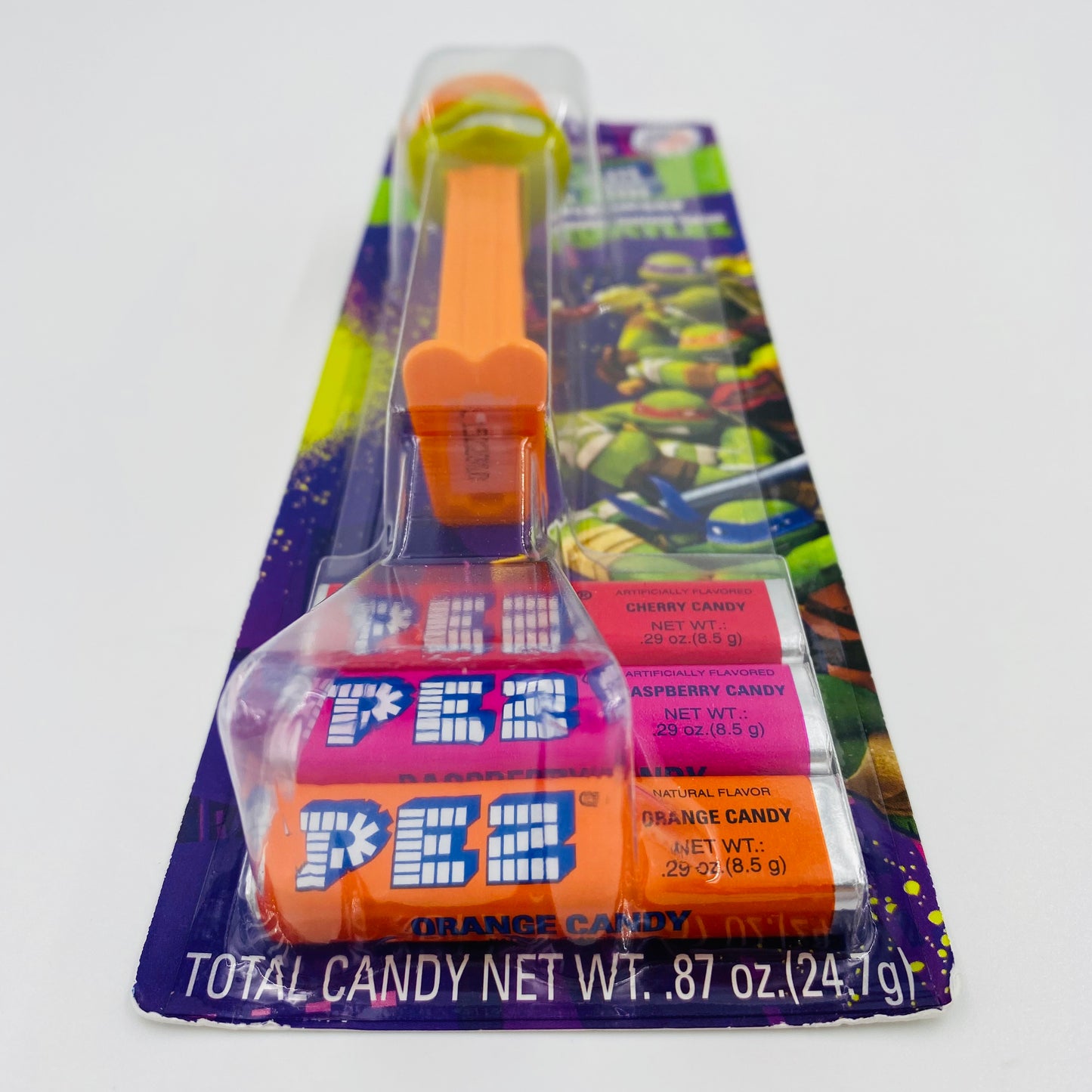 Teenage Mutant Ninja Turtles Michelangelo PEZ dispenser (2014) carded