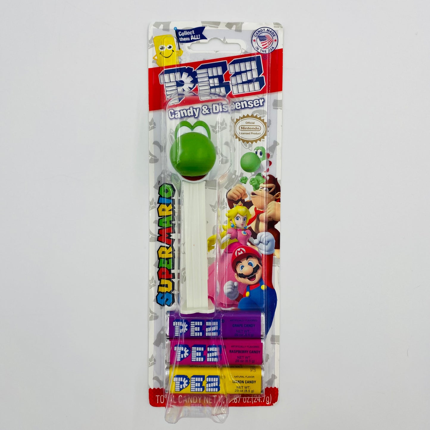 Super Mario Yoshi PEZ dispenser (2017) carded