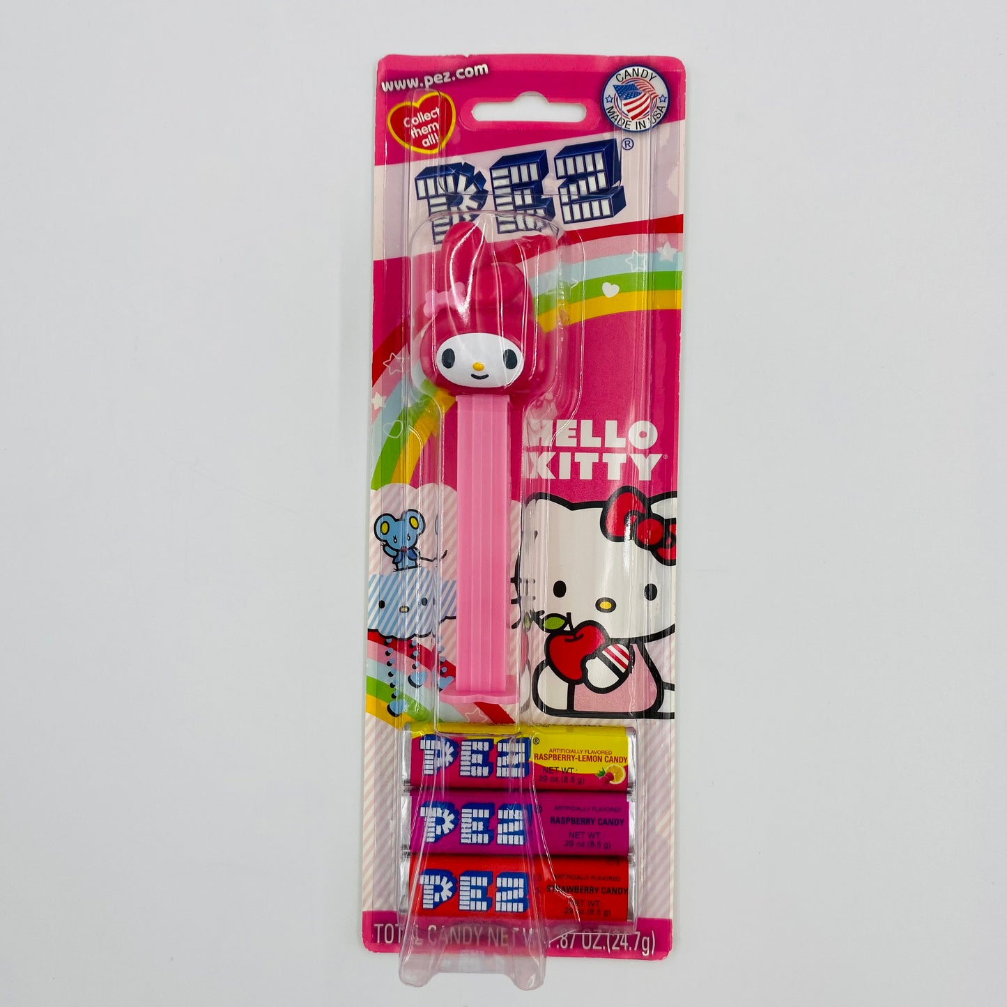 Hello Kitty My Melody PEZ dispenser (2005) carded 5.9 Hungary