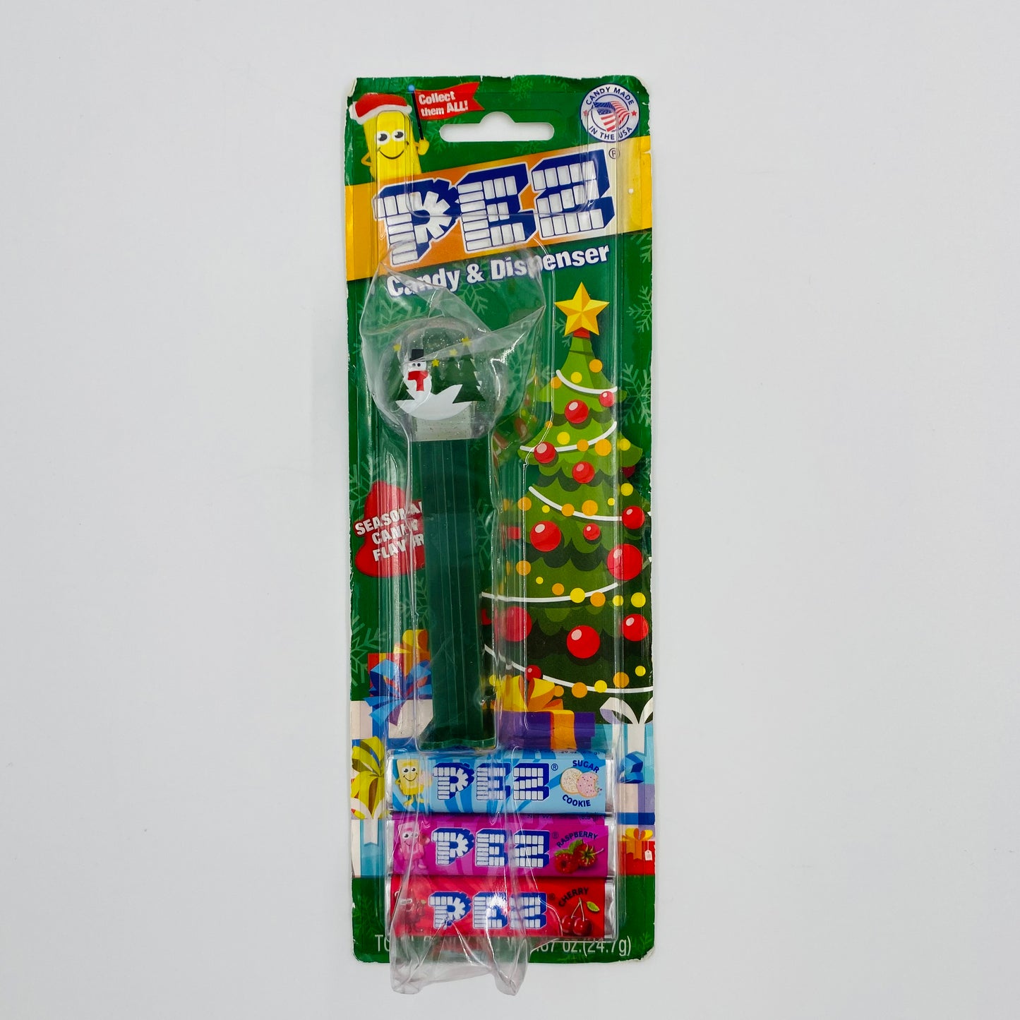 Christmas Snowglobe PEZ dispenser (2018) carded