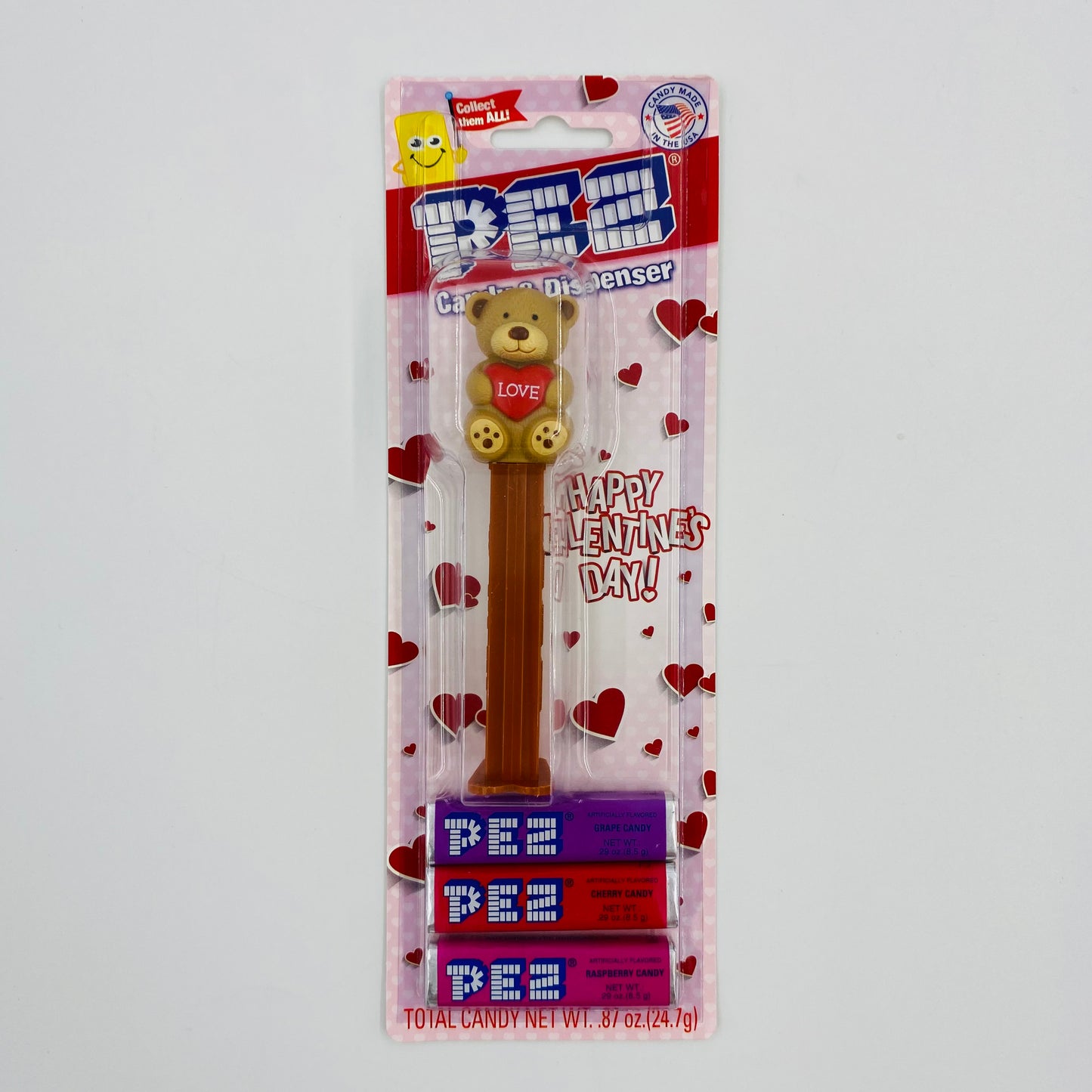 Valentine's Day Valentine Bear PEZ dispenser (2011) carded