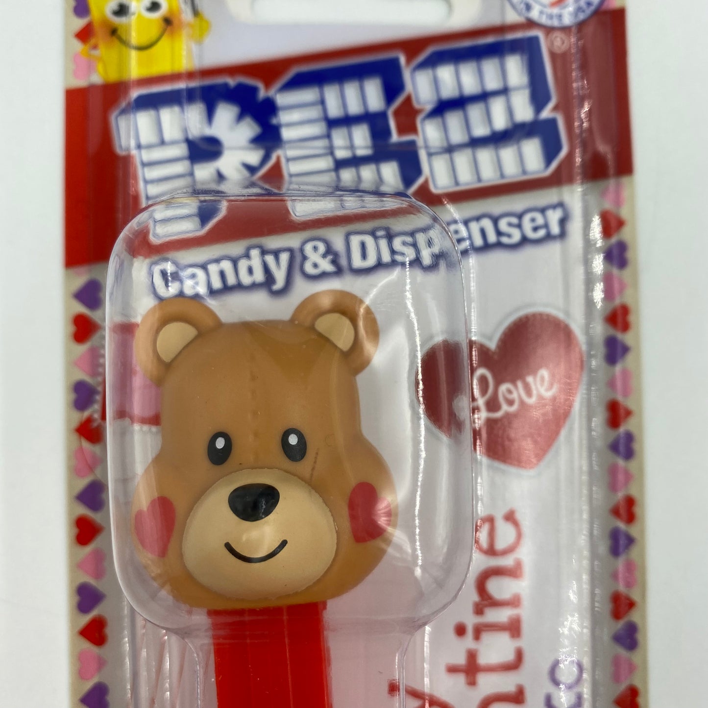 Valentine's Day Love Bear PEZ dispenser (2020) carded