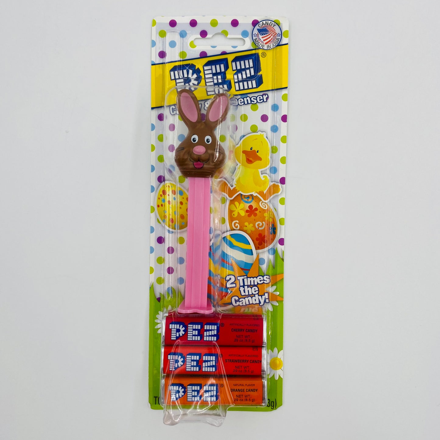 Easter Brown Bunny PEZ dispenser (2014) carded