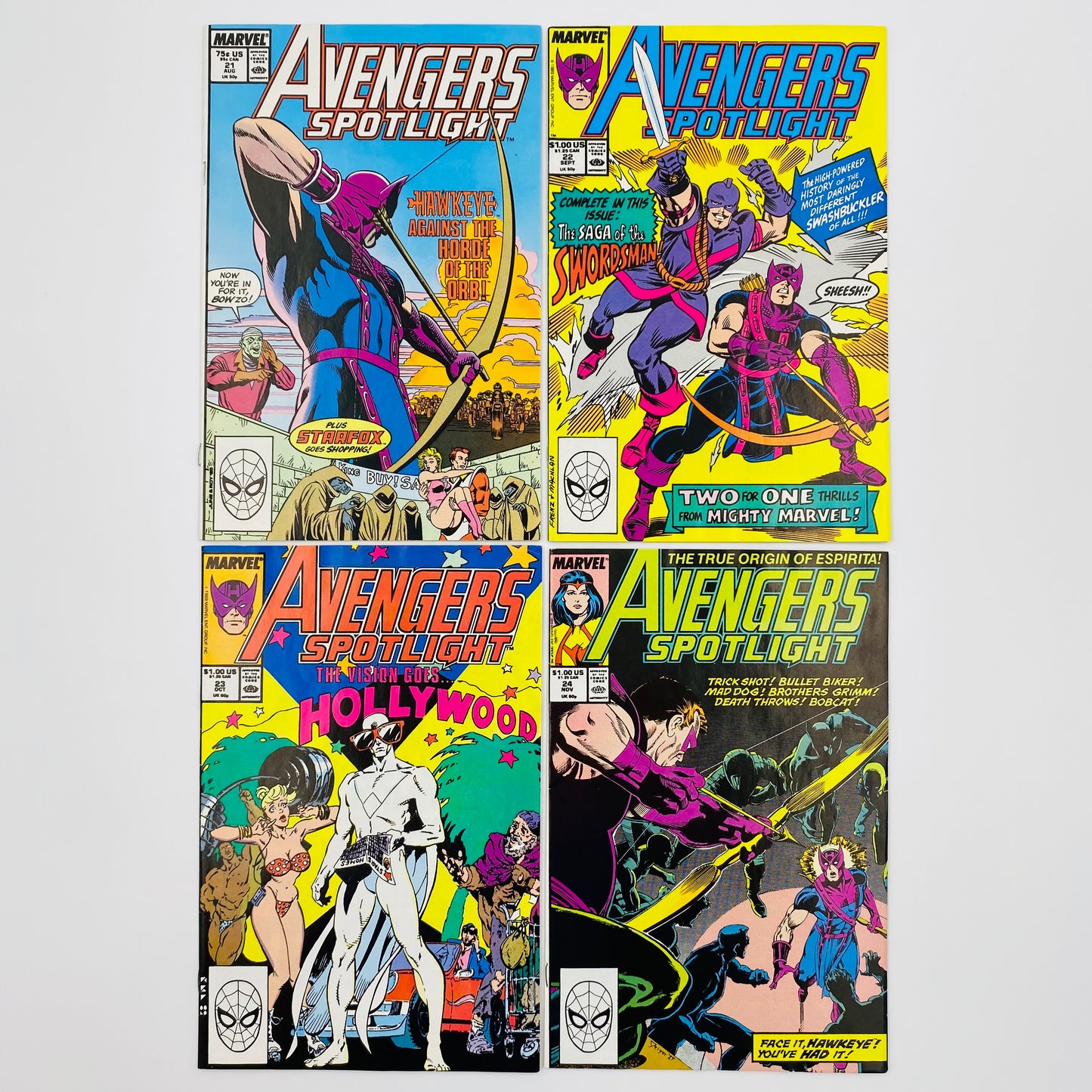 Solo Avengers/Avengers Spotlight #1-40 (1987-91) Marvel