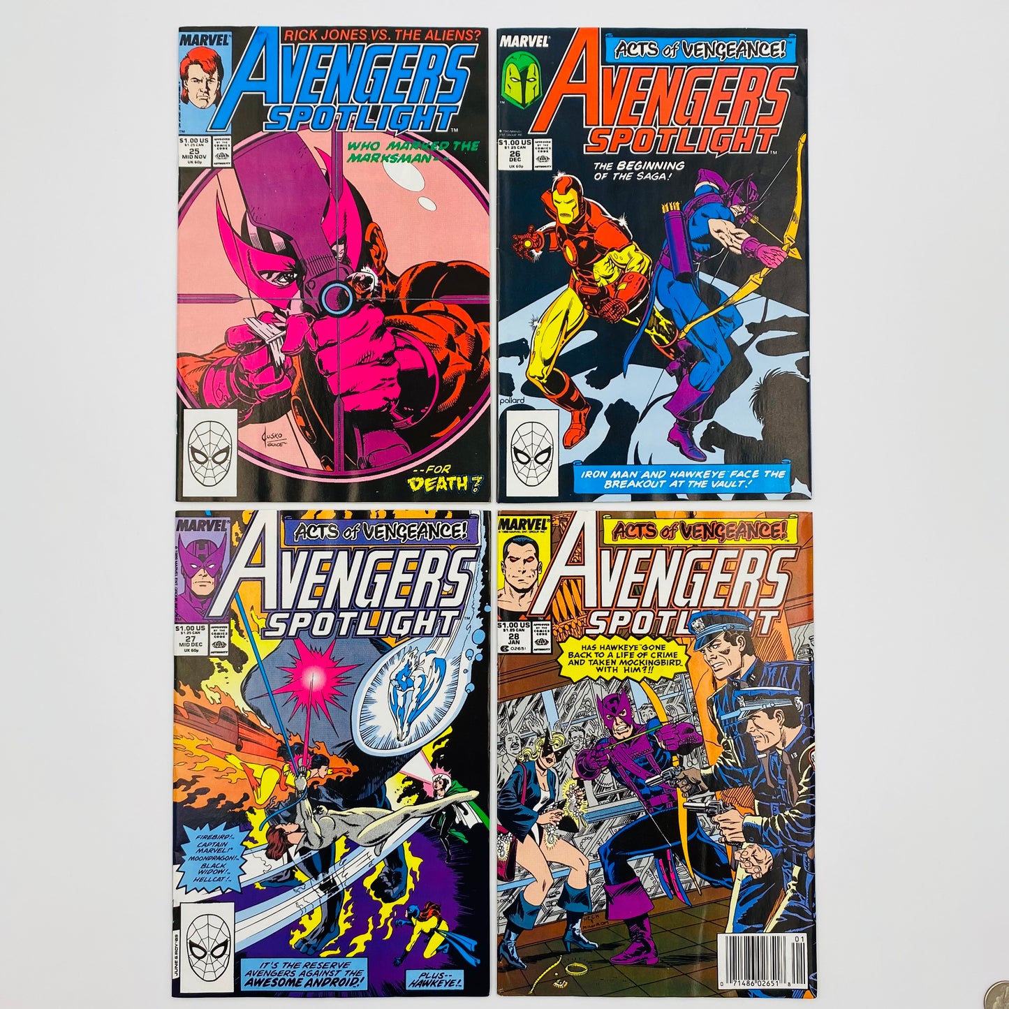 Solo Avengers/Avengers Spotlight #1-40 (1987-91) Marvel