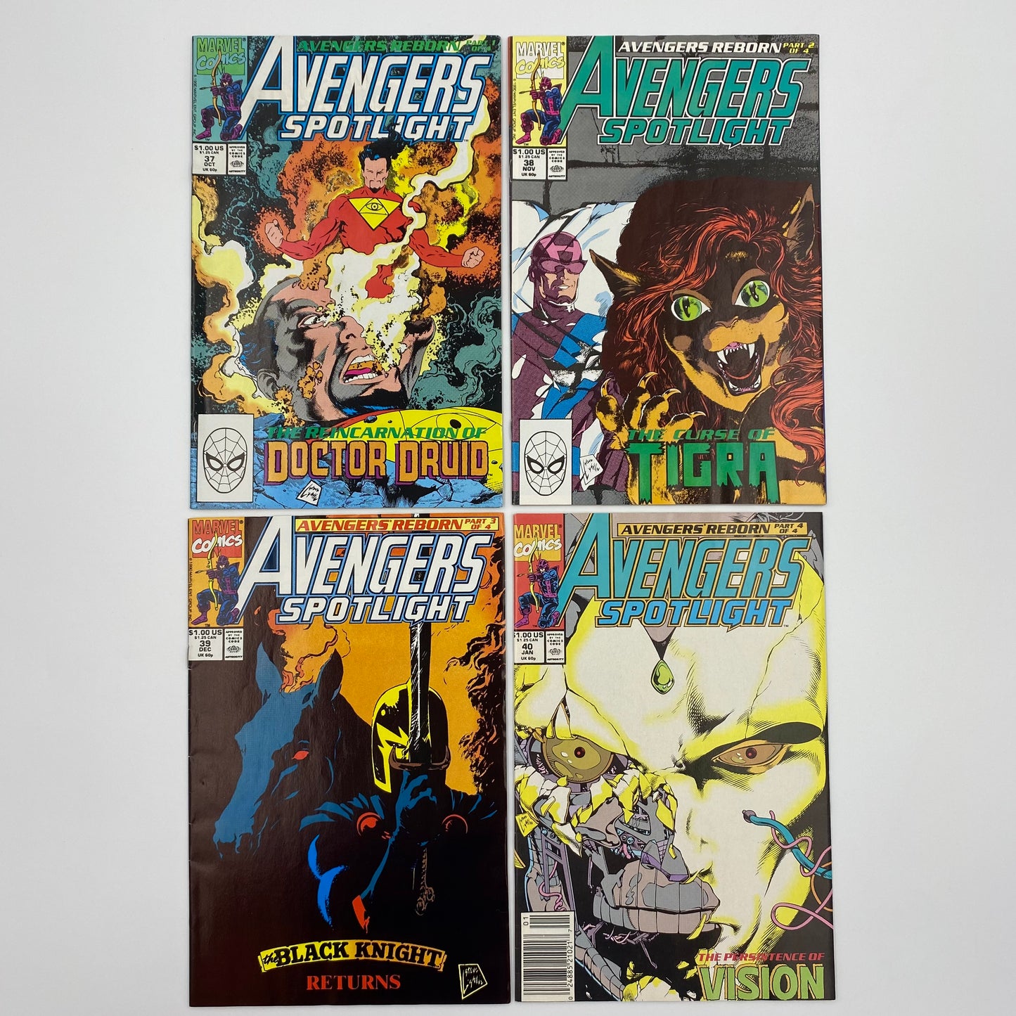 Solo Avengers/Avengers Spotlight #1-40 (1987-91) Marvel