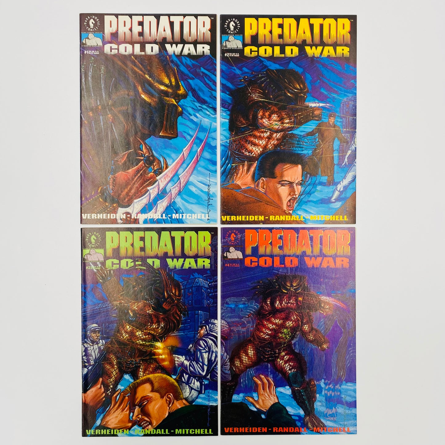 Predator Cold War 1-4 (1991) Dark Horse