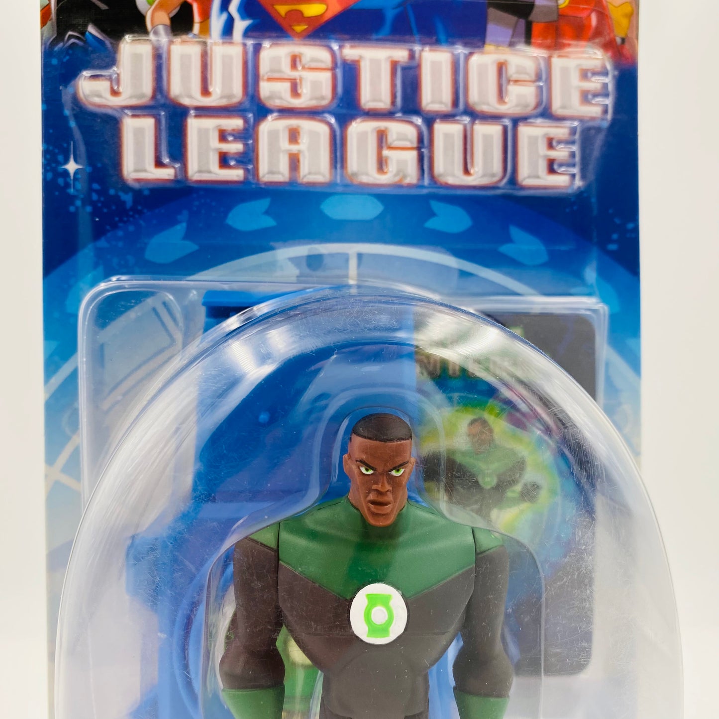 Justice League Green Lantern carded 5" action figure (2002) Mattel