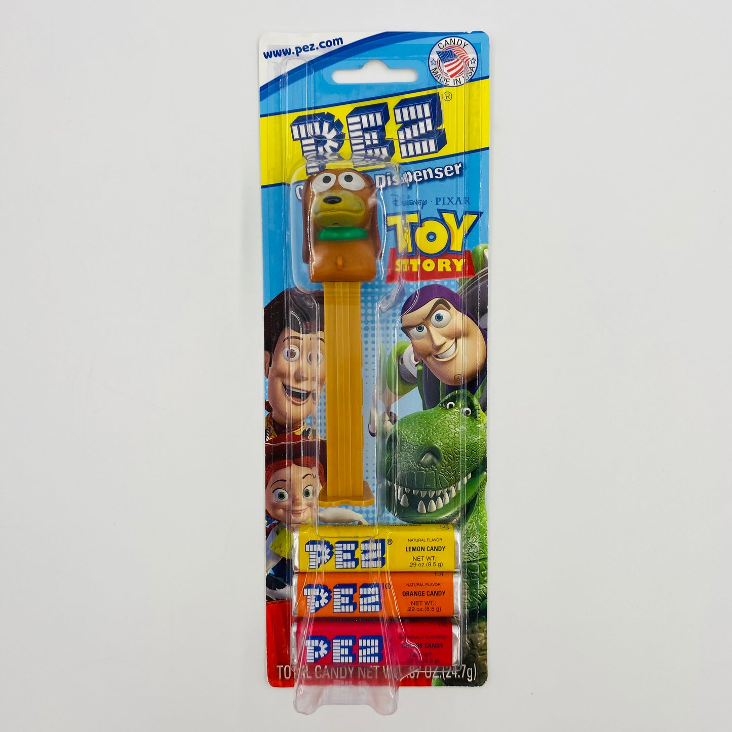 Toy Story Slinky Dog  PEZ dispenser (2010) carded