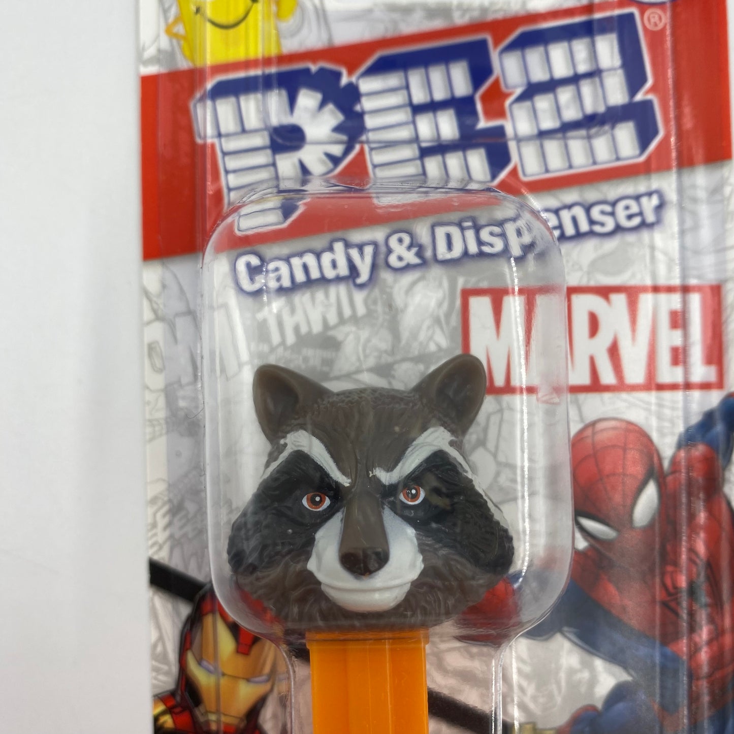 Marvel Guardians of the Galaxy Rocket Raccoon PEZ dispenser (2017) carded