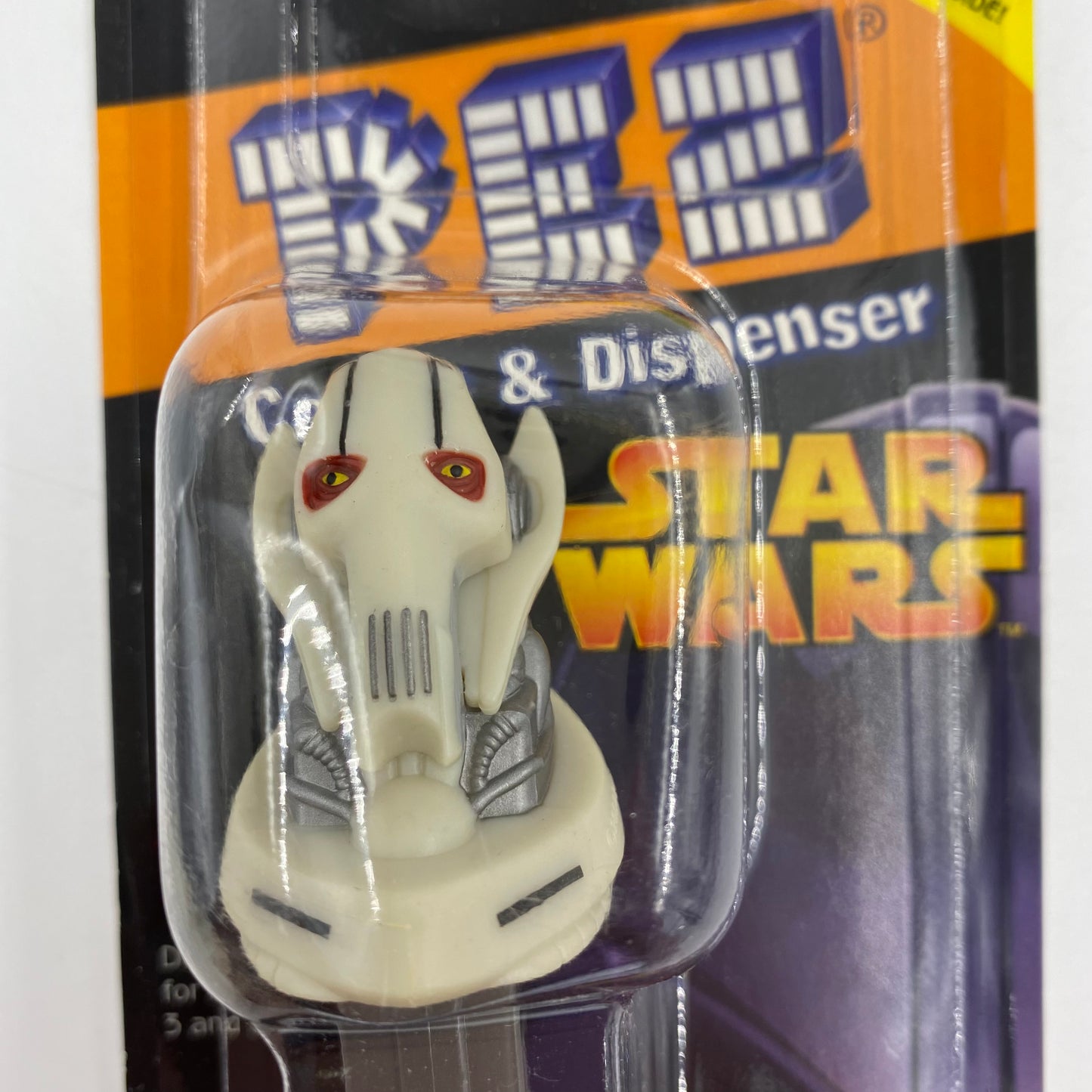 Star Wars Revenge of the Sith General Grievous PEZ dispenser (2005) carded