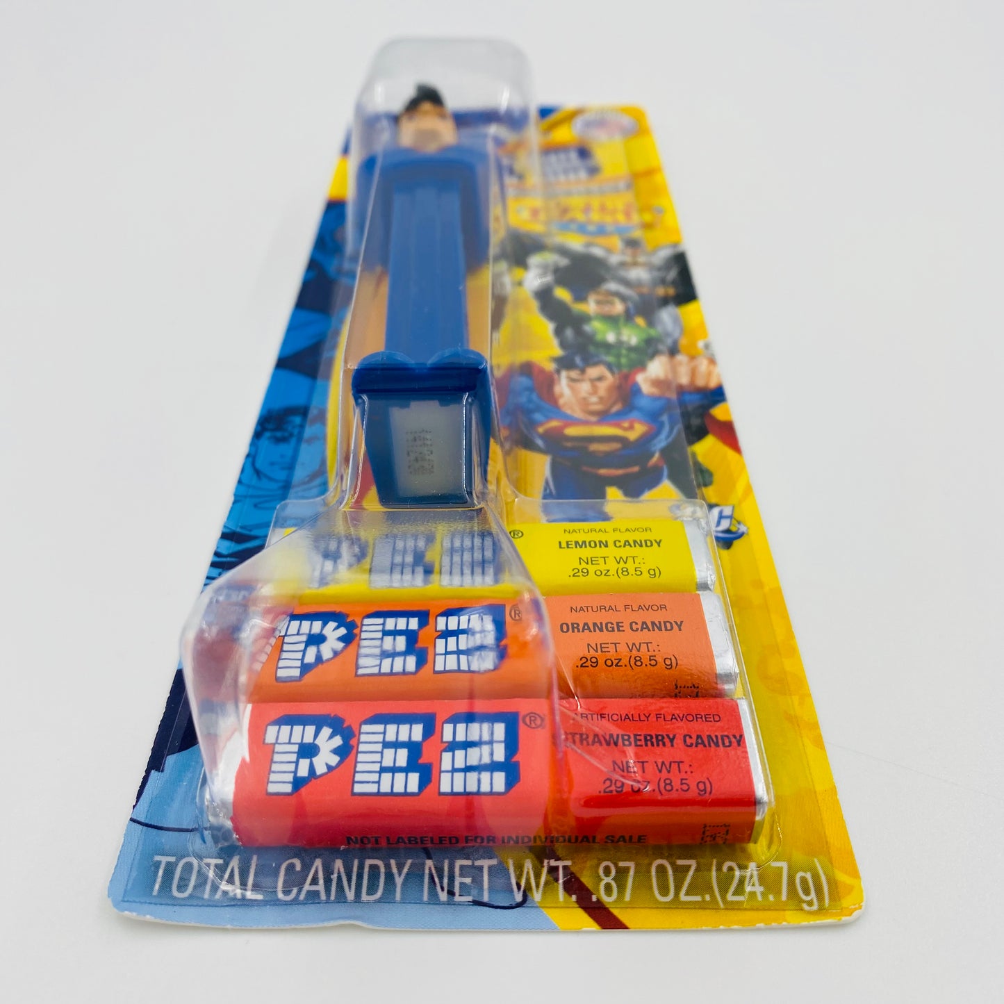 DC Superman PEZ dispenser (2011) carded