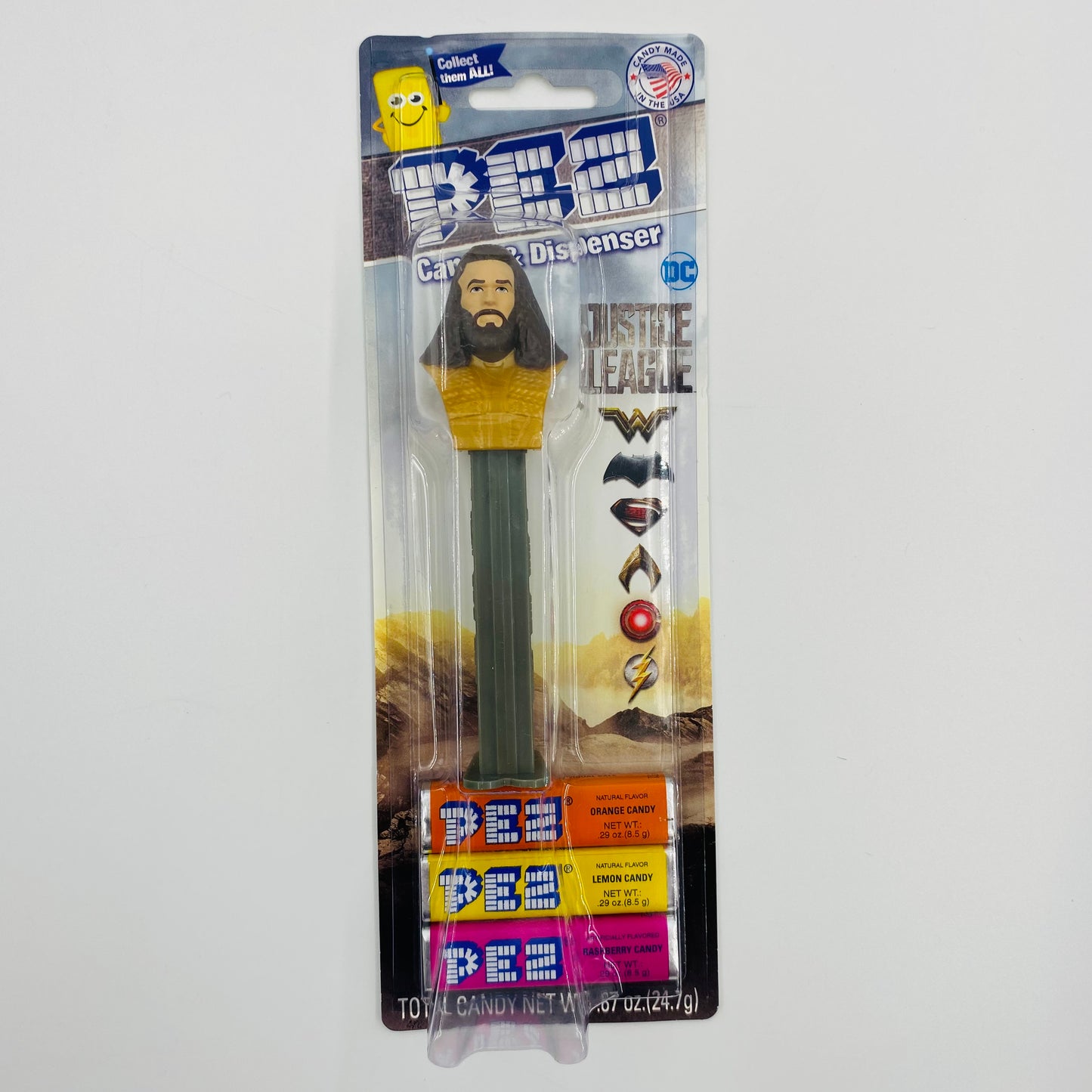 DC Aquaman PEZ dispenser (2017) carded