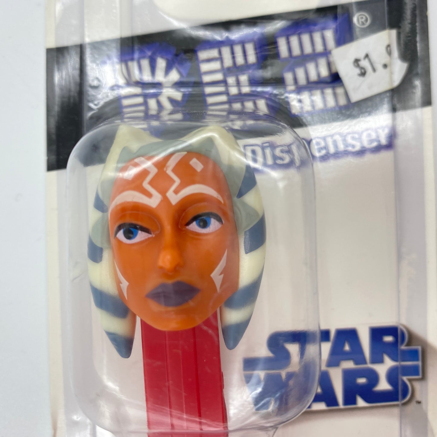 Star Wars Clone Wars Ahsoka Tano PEZ dispenser (2009) carded