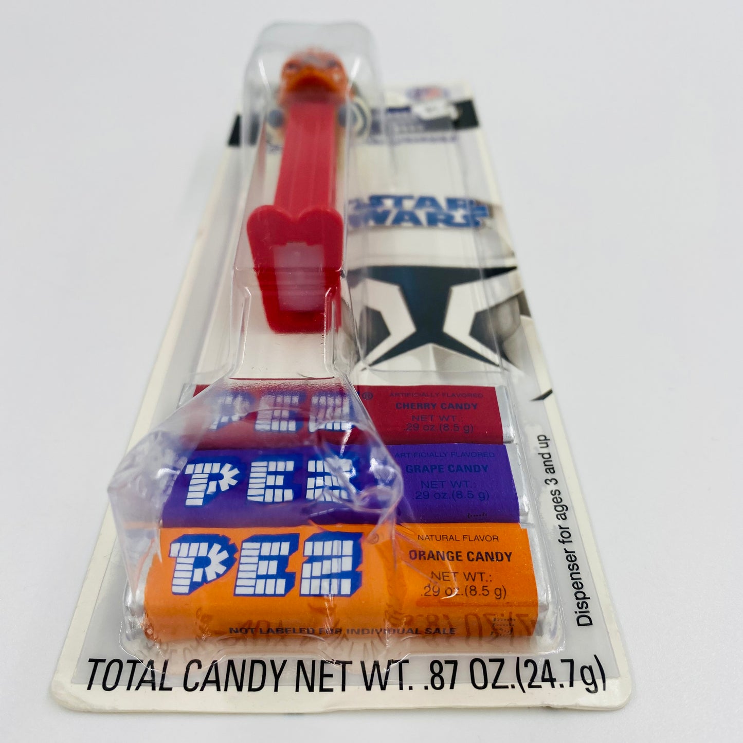 Star Wars Clone Wars Ahsoka Tano PEZ dispenser (2009) carded