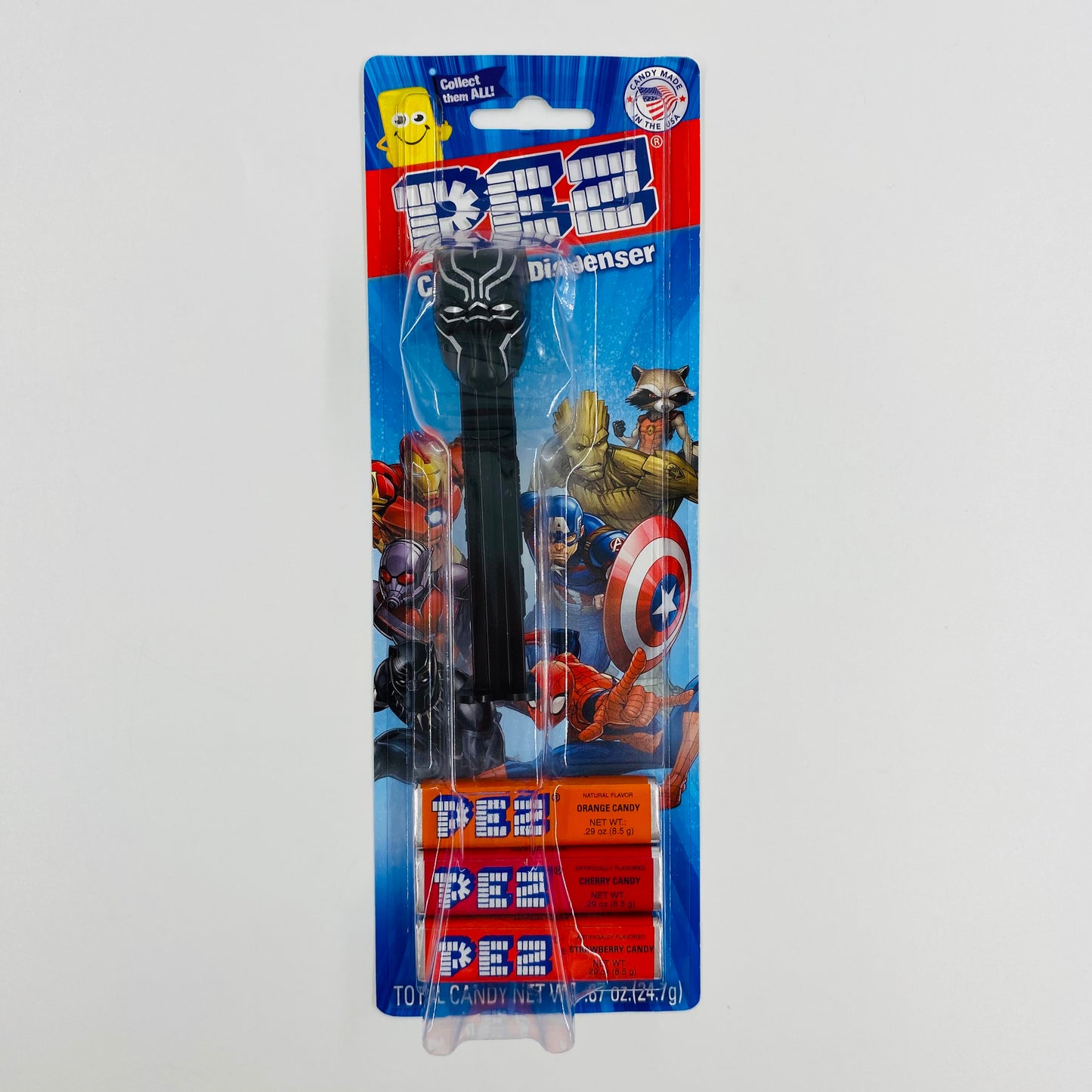 Marvel Black Panther PEZ dispenser (2018) carded