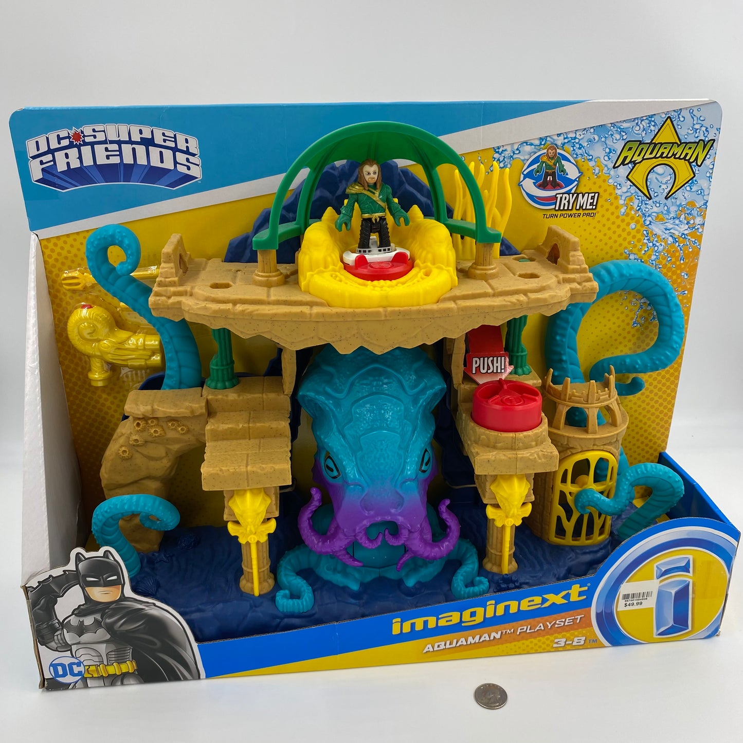 Imaginext DC Super Friends Aquaman boxed playset (2018) Fisher Price