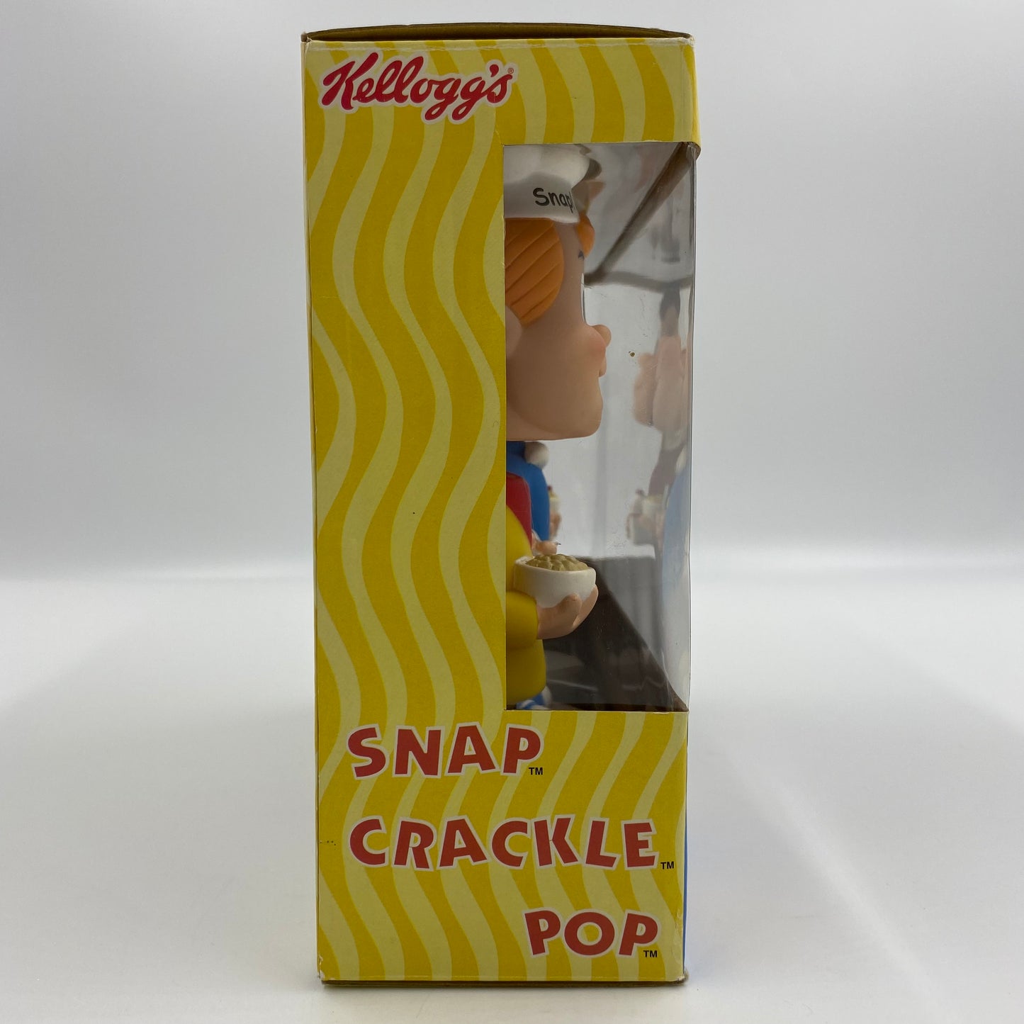 Wacky Wobblers Kellogg’s Rice Krispies Snap Crackle & Pop boxed 7" bobbleheads (2000) Funko