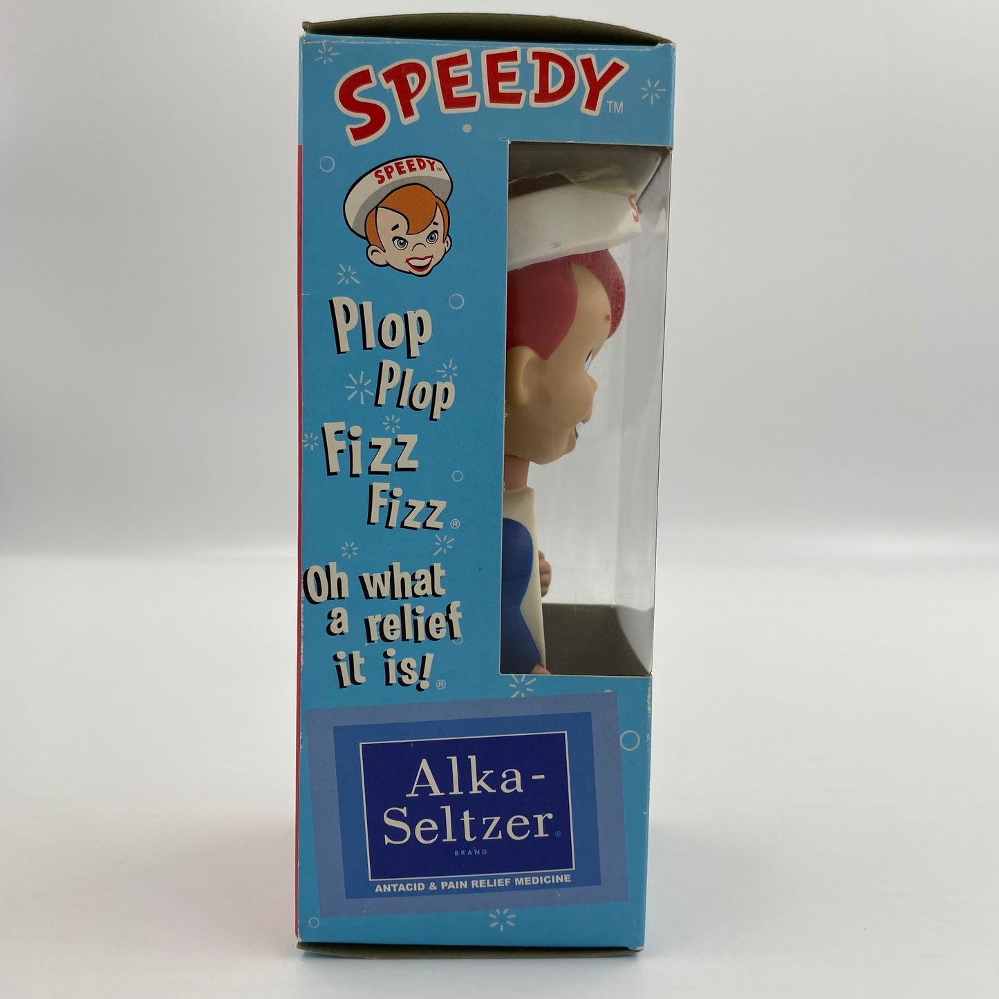 Wacky Wobbler Alka-Seltzer Speedy boxed 7" bobblehead (2003) Funko