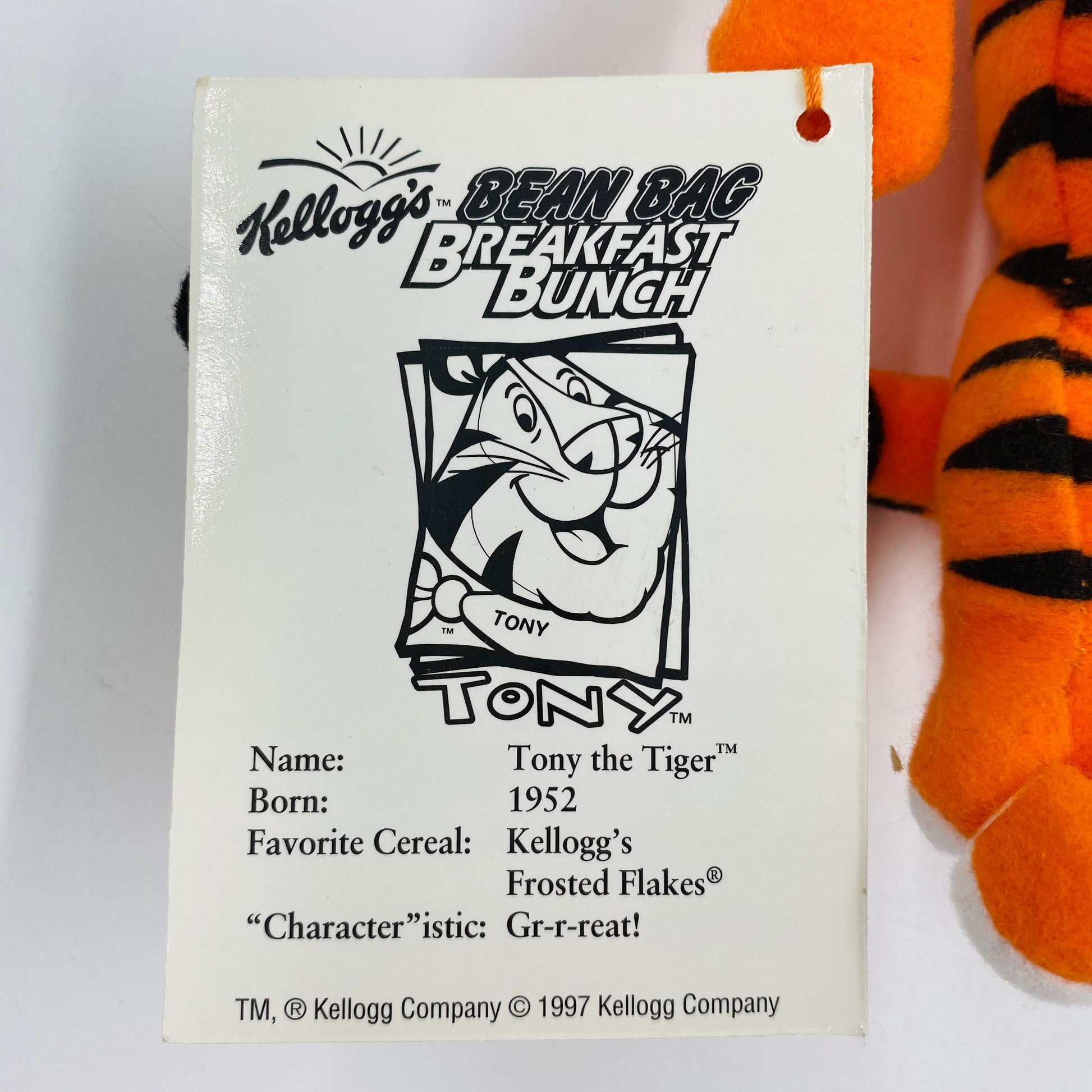 Tony the top tiger plush