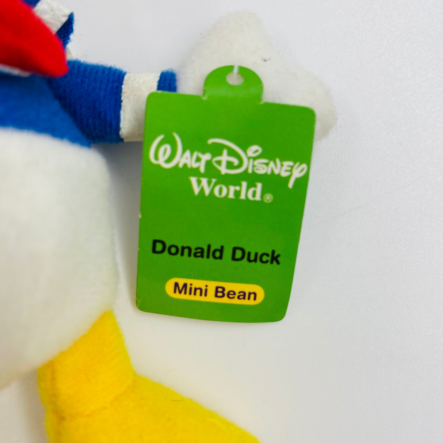 Donald Duck Walt Disney World mini bean (2001) Kelloggs