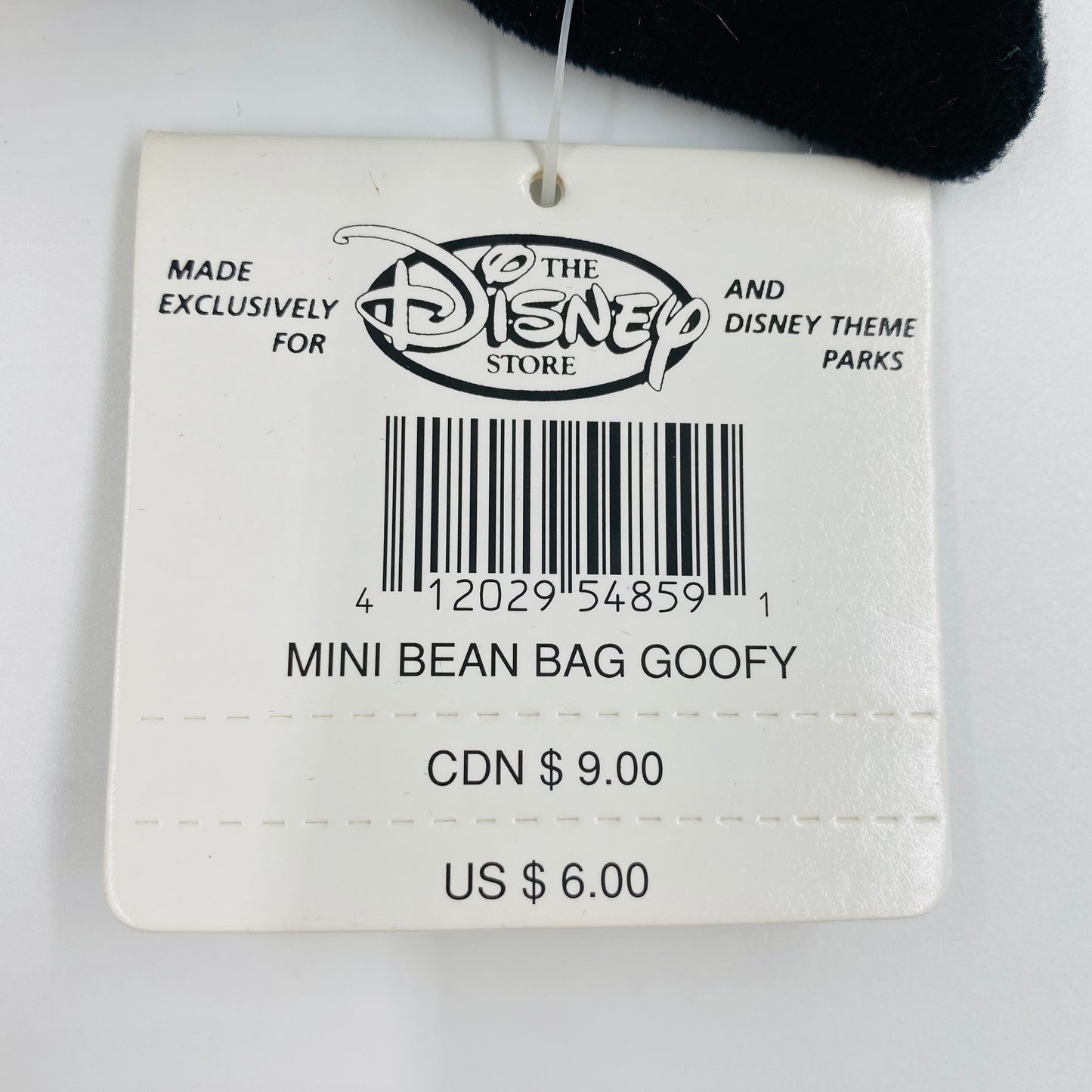 The Disney Store Goofy mini bean bag plush