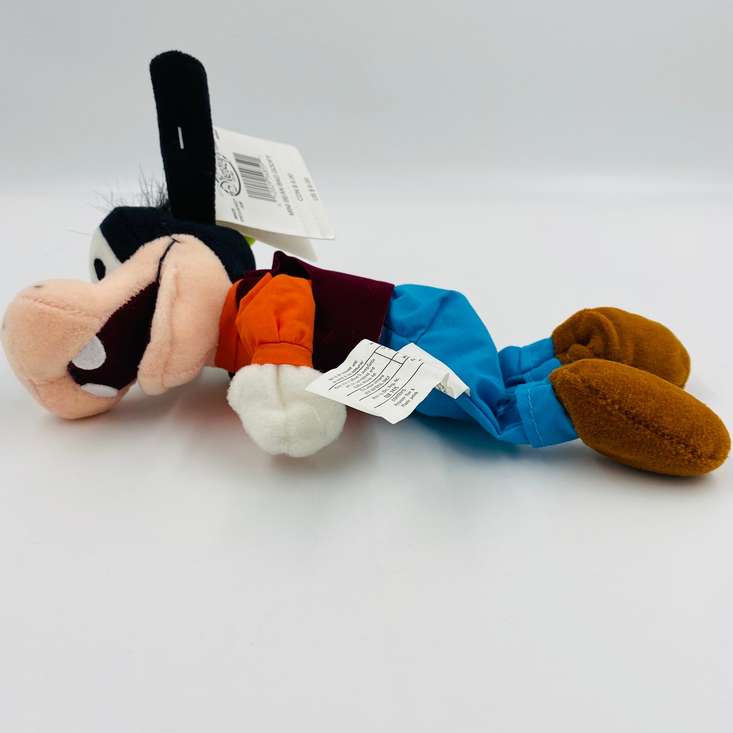 The Disney Store Goofy mini bean bag plush