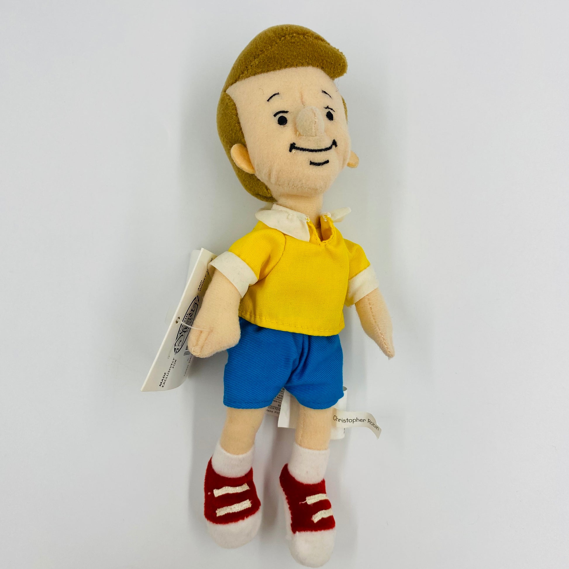 The Disney Store Winnie the Pooh Christopher Robin mini bean bag plush Mom and Pop Culture Collectibles