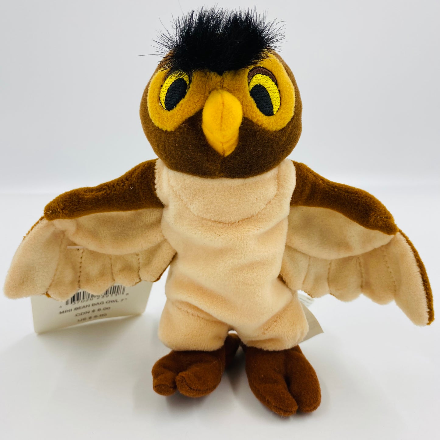 The Disney Store Winnie the Pooh Owl mini bean bag plush