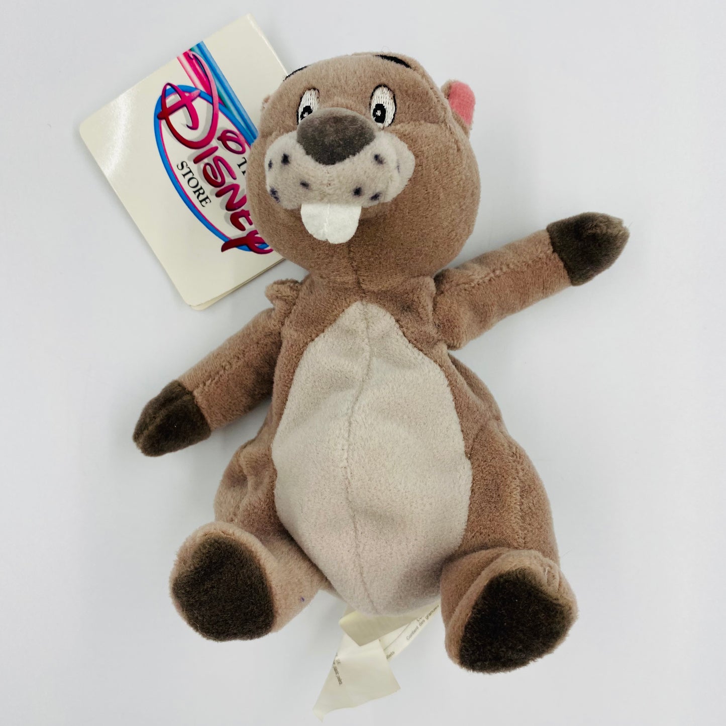 The Disney Store Winnie the Pooh Gopher mini bean bag plush