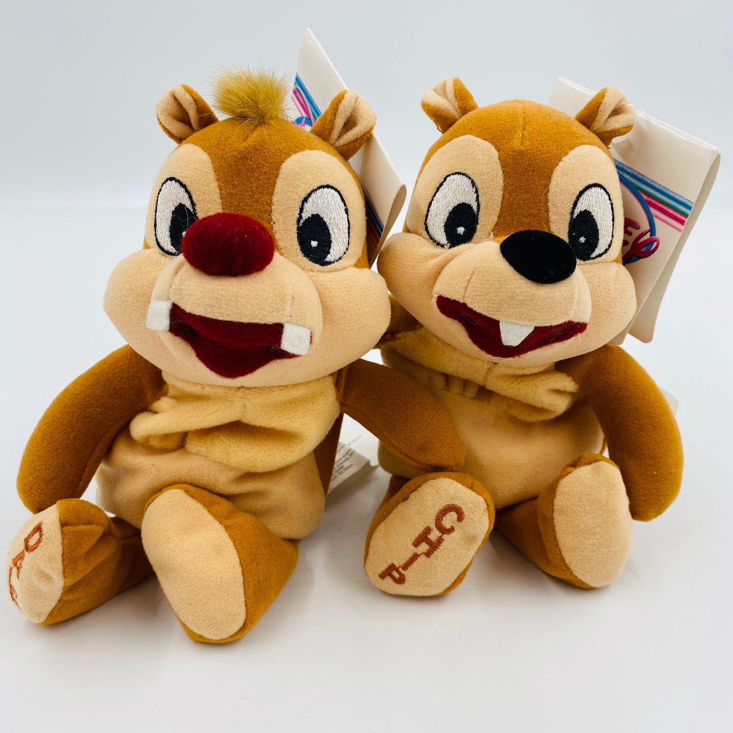 The Disney Store Chip & Dale mini bean bag plush