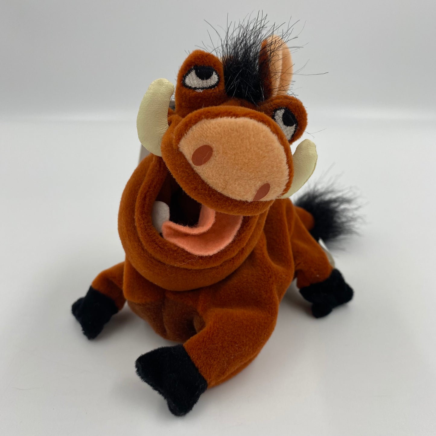 The Disney Store Lion King King Pumbaa & Timon mini bean bag plush