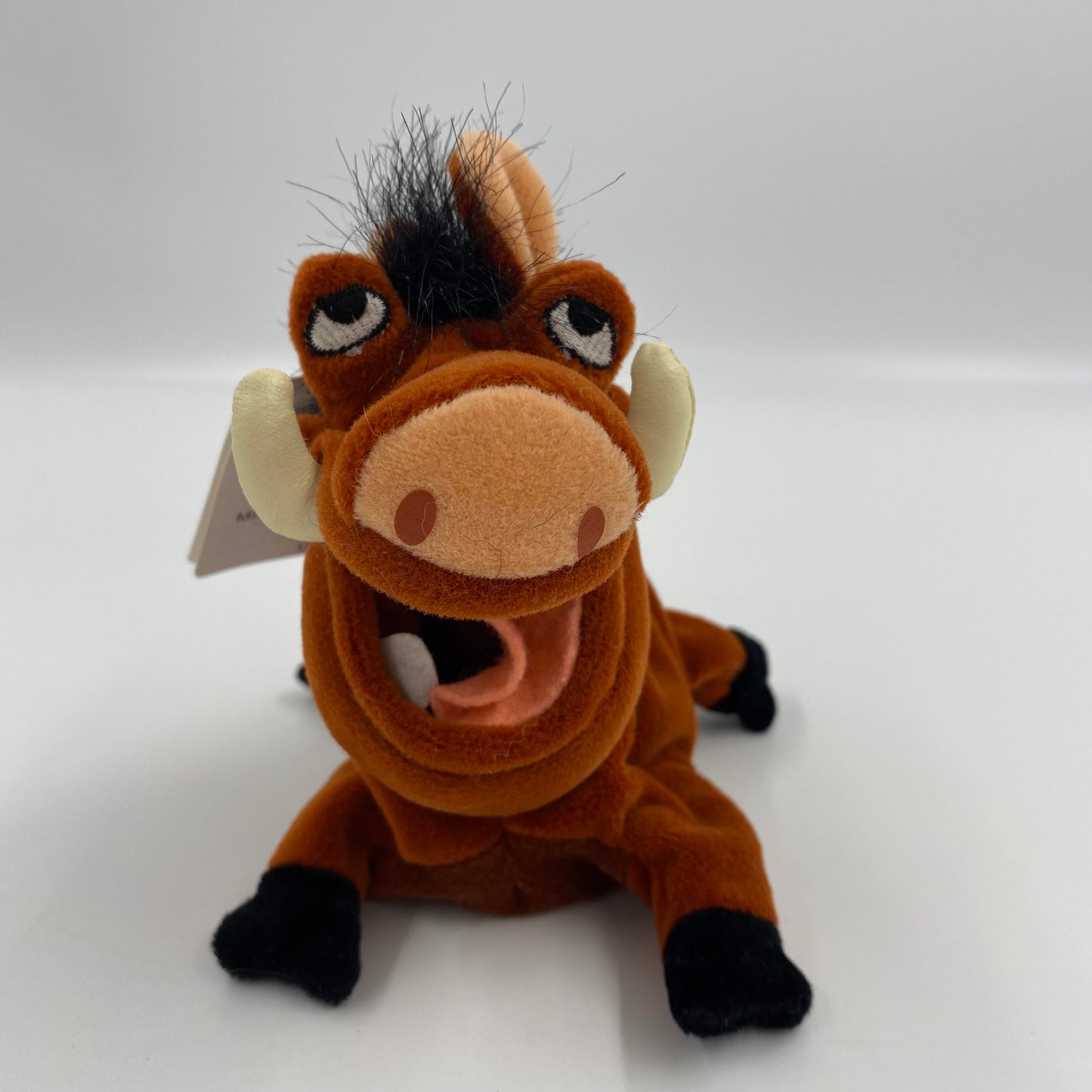 The Disney Store Lion King King Pumbaa & Timon mini bean bag plush