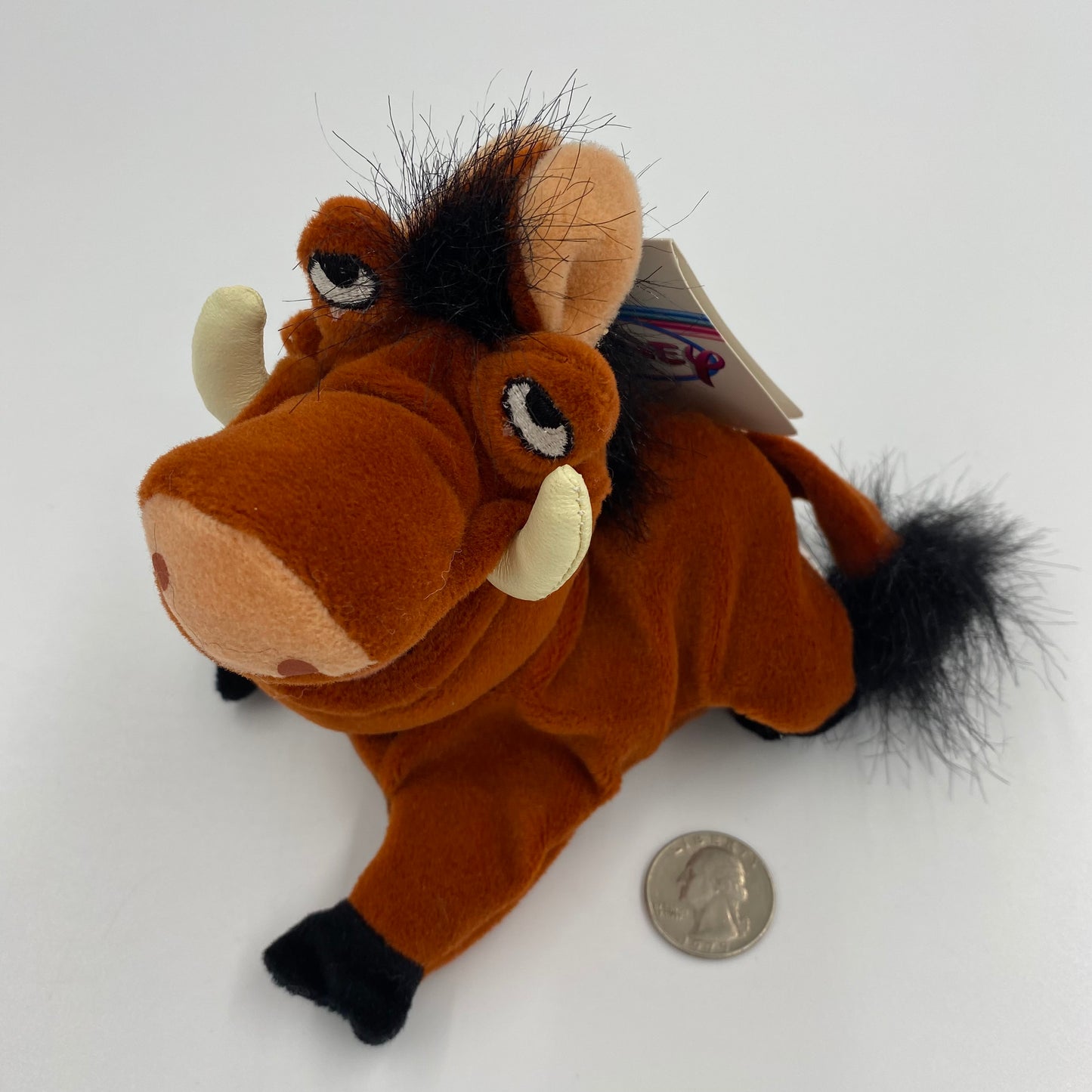 The Disney Store Lion King King Pumbaa & Timon mini bean bag plush