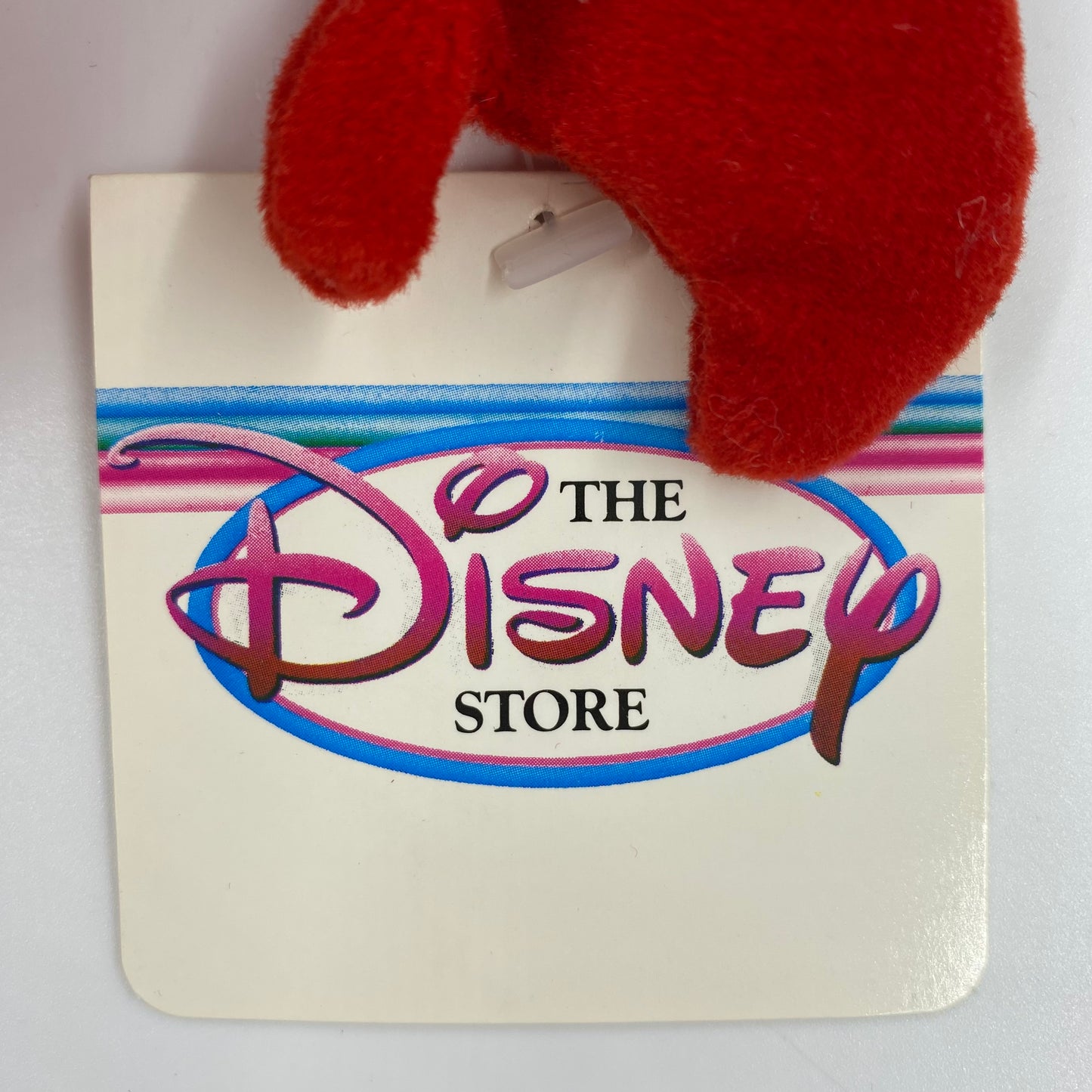 The Disney Store Little Mermaid Sebastian mini bean bag plush