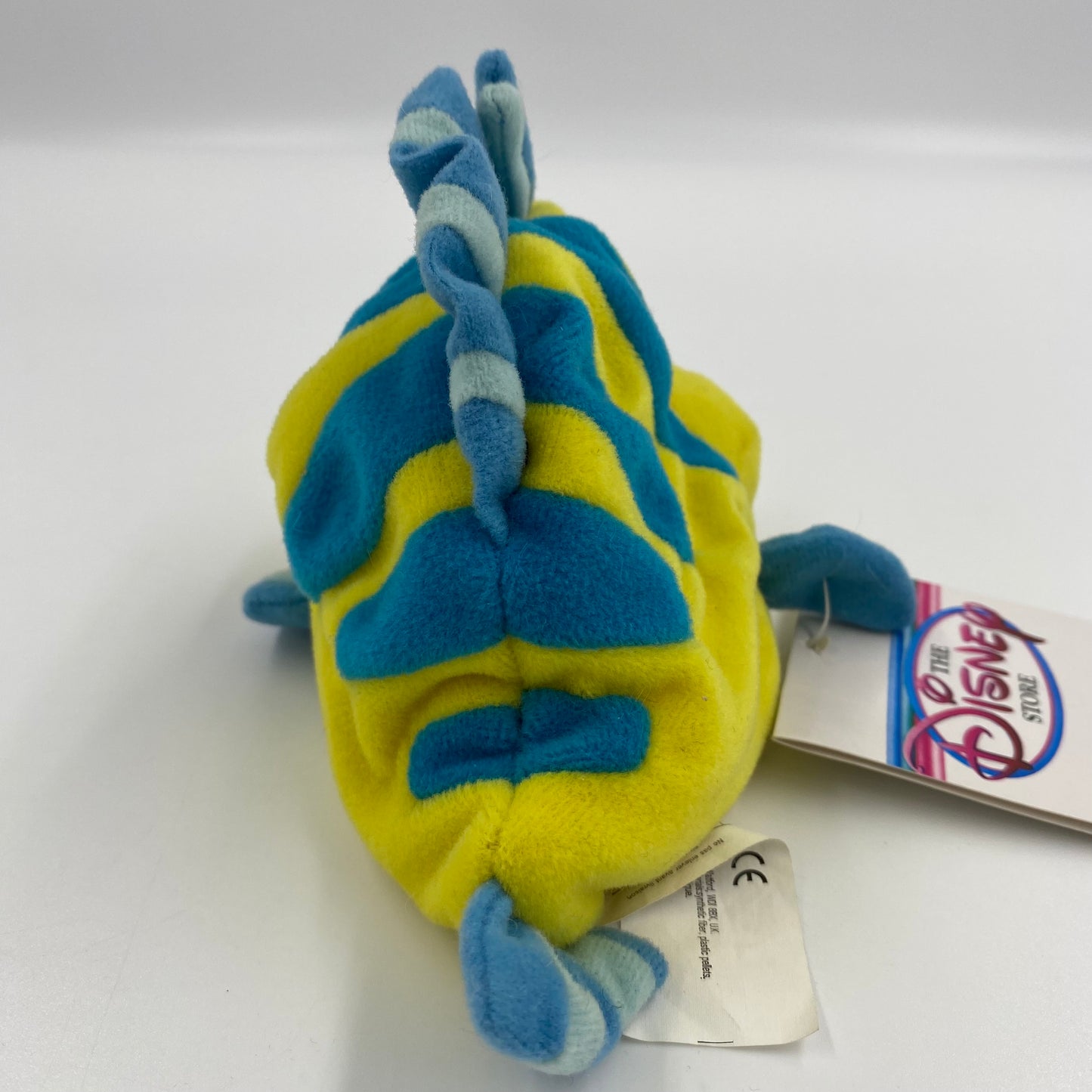 The Disney Store Little Mermaid Flounder mini bean bag plush