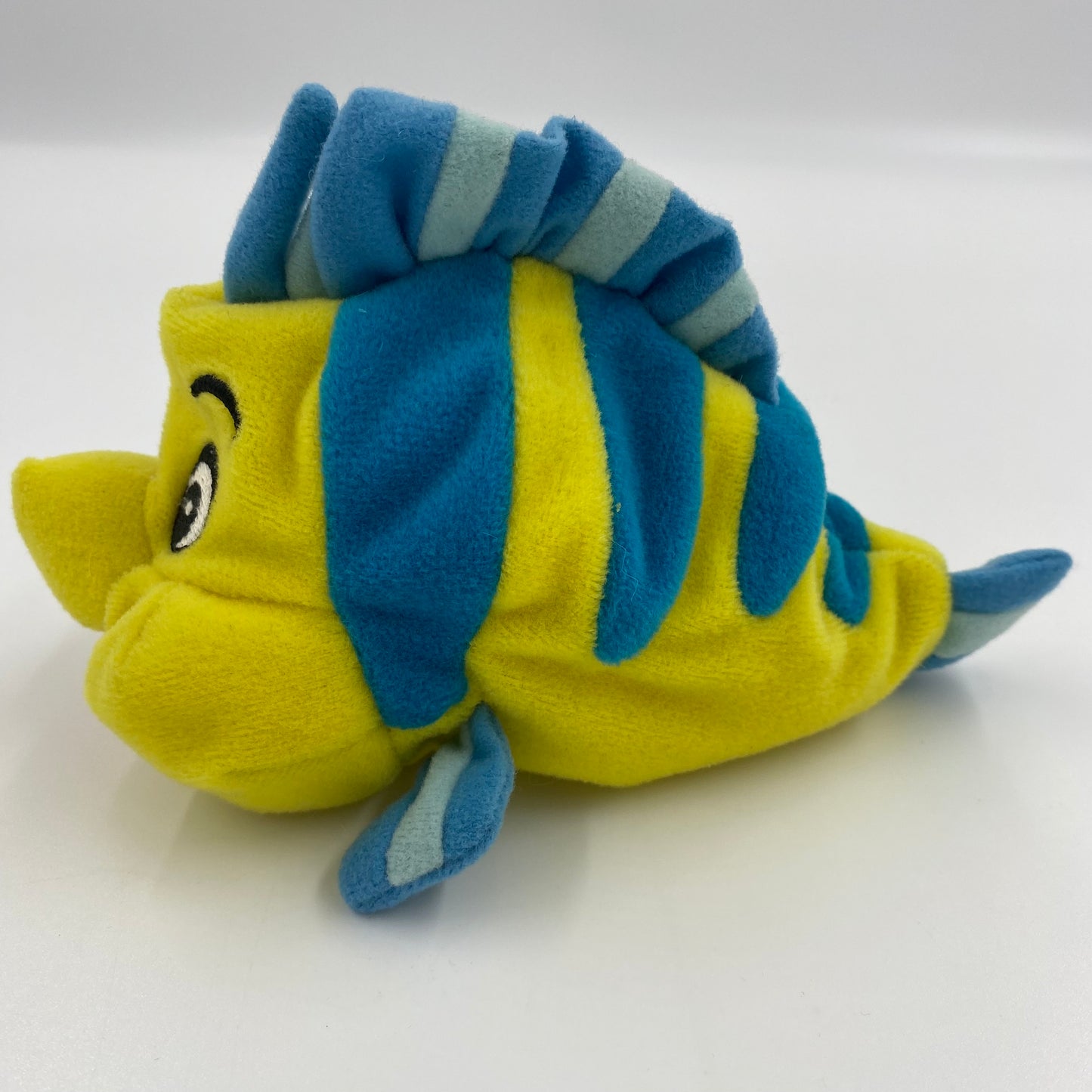 The Disney Store Little Mermaid Flounder mini bean bag plush