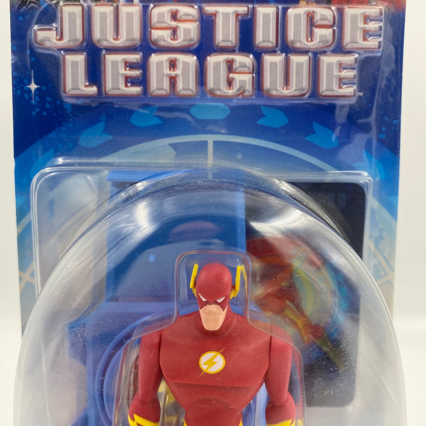 Justice League Flash carded 5" action figure (2002) Mattel