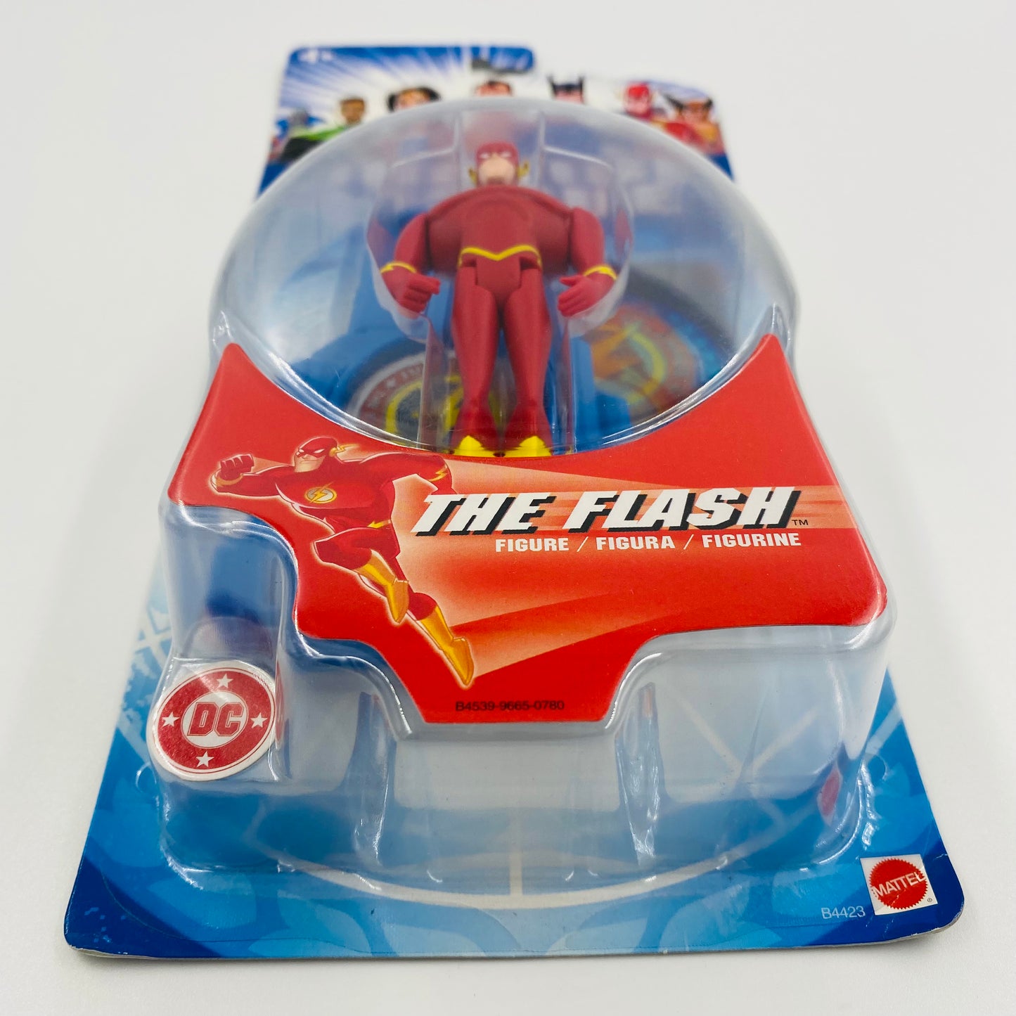 Justice League Flash carded 5" action figure (2002) Mattel