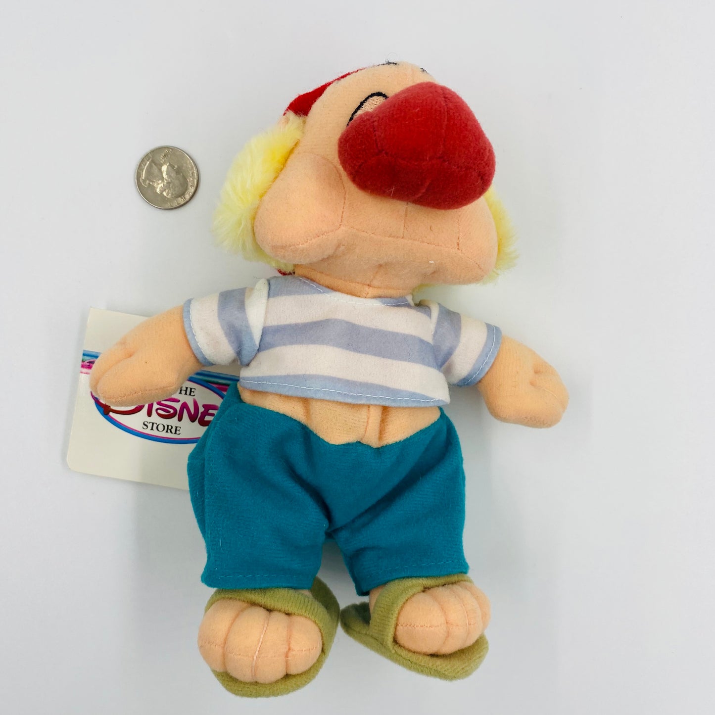 The Disney Store Peter Pan Smee mini bean bag plush